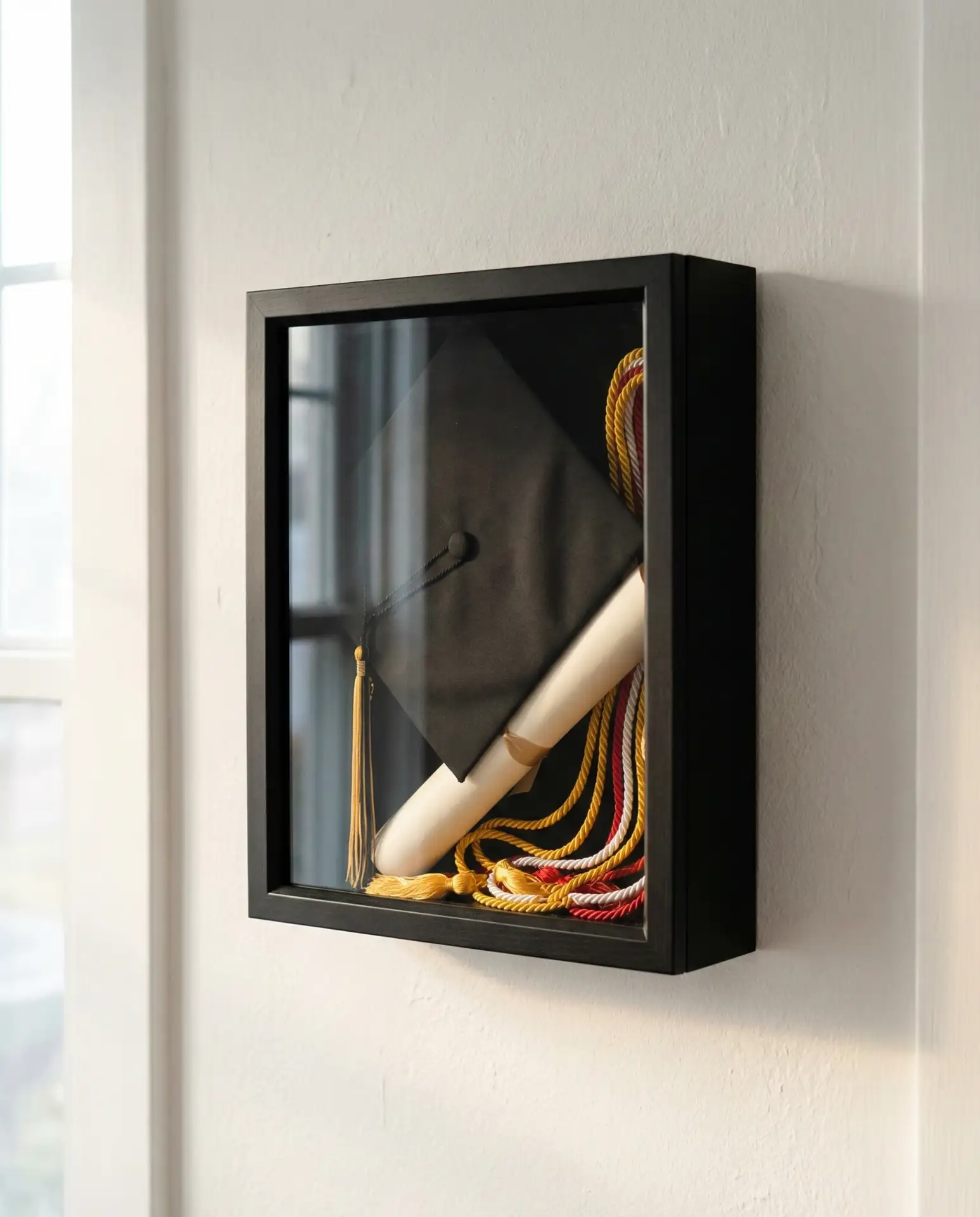 Graduation Cap and Tassel Shadow Box 1