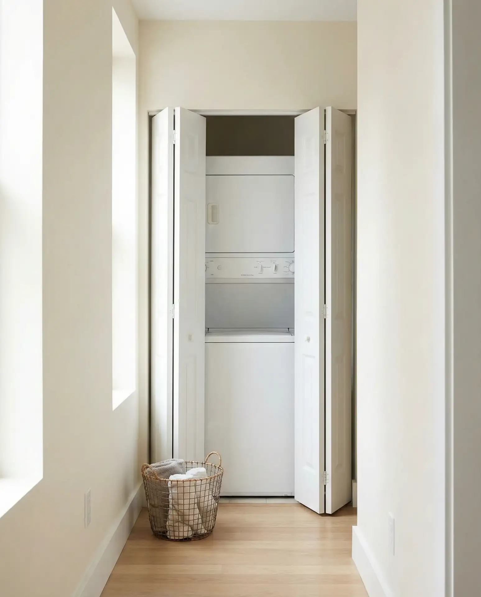 Hallway Laundry with Bifold Doors 1