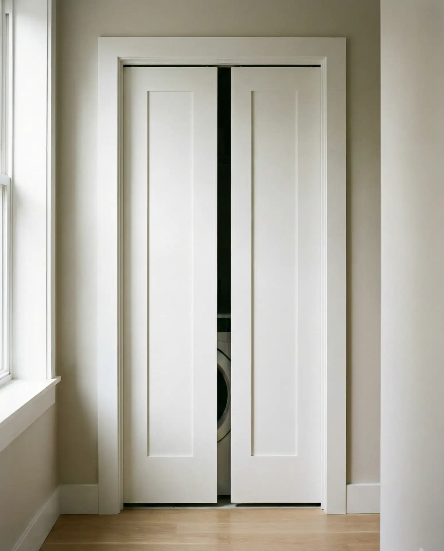 Hallway Laundry with Bifold Doors 2