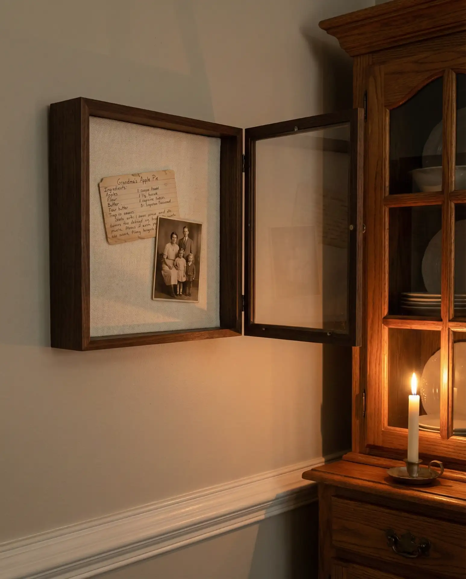 Handwritten Recipe Card Heritage Display 2