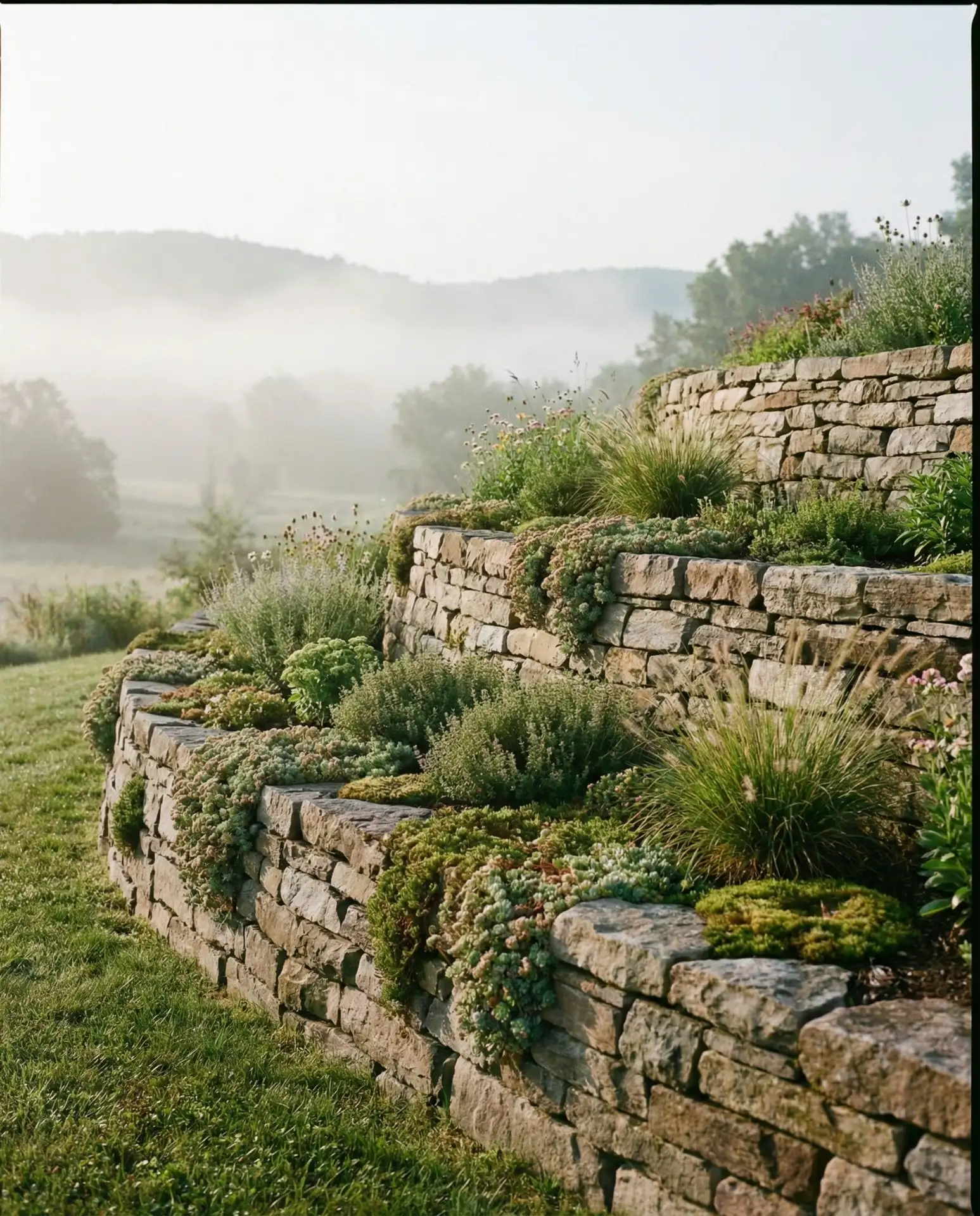 Hillside Terraced Rock Garden 1
