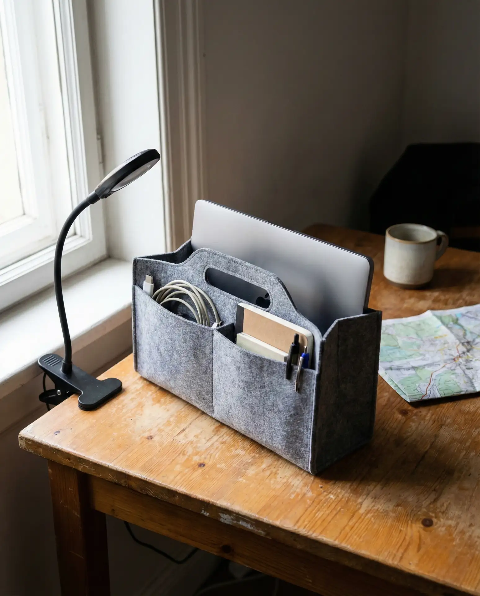 Hostel Desk Organizer for Travelers 2