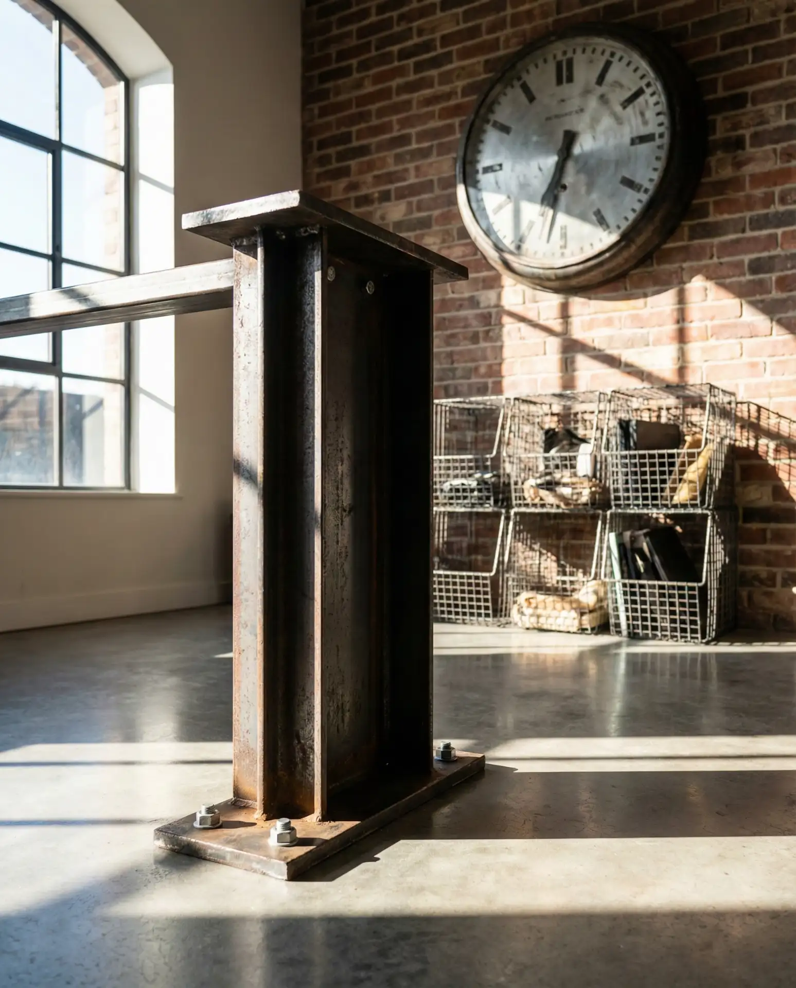 Industrial Loft Workspace with Exposed Elements 1