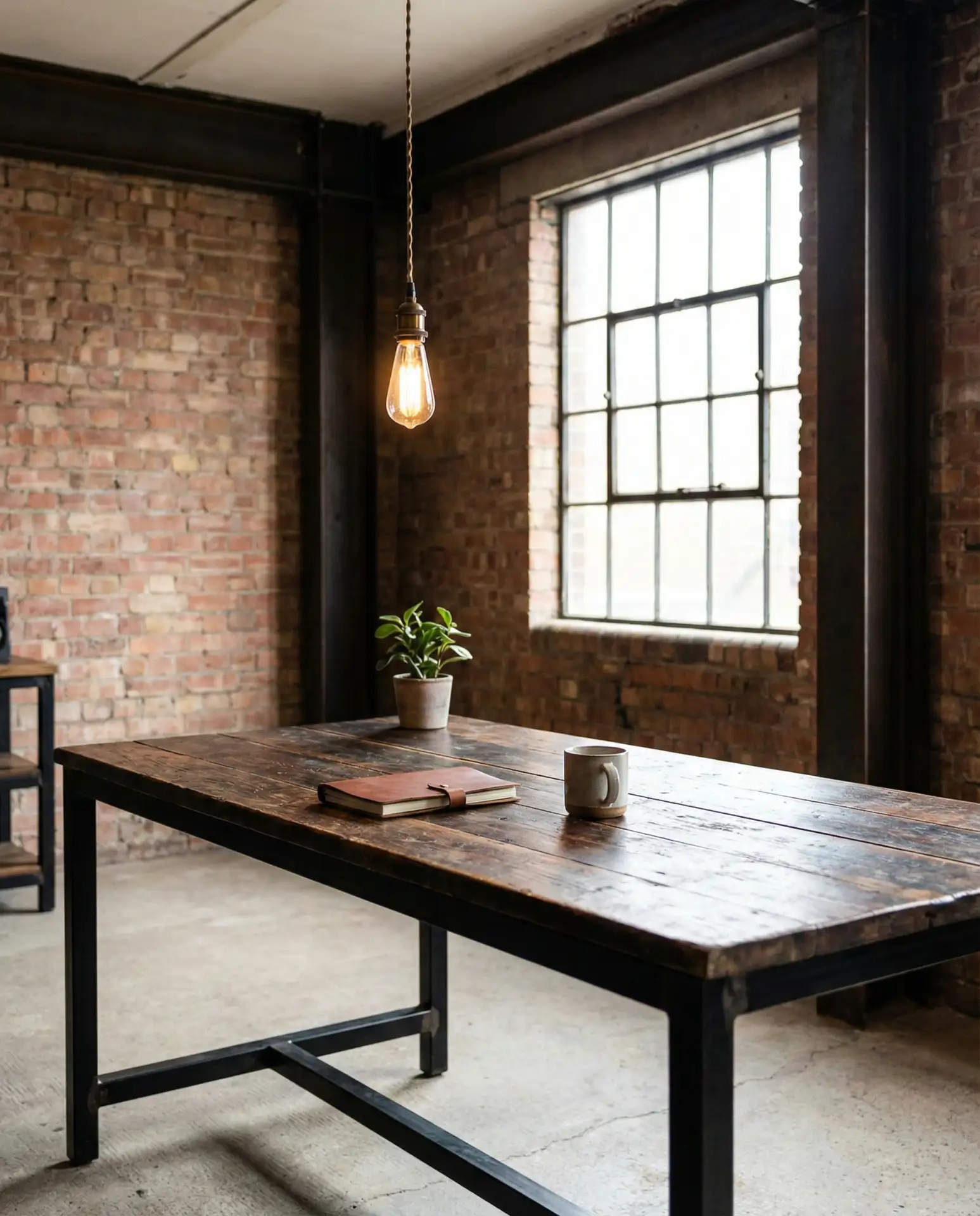 Industrial Style with Metal Frame 1