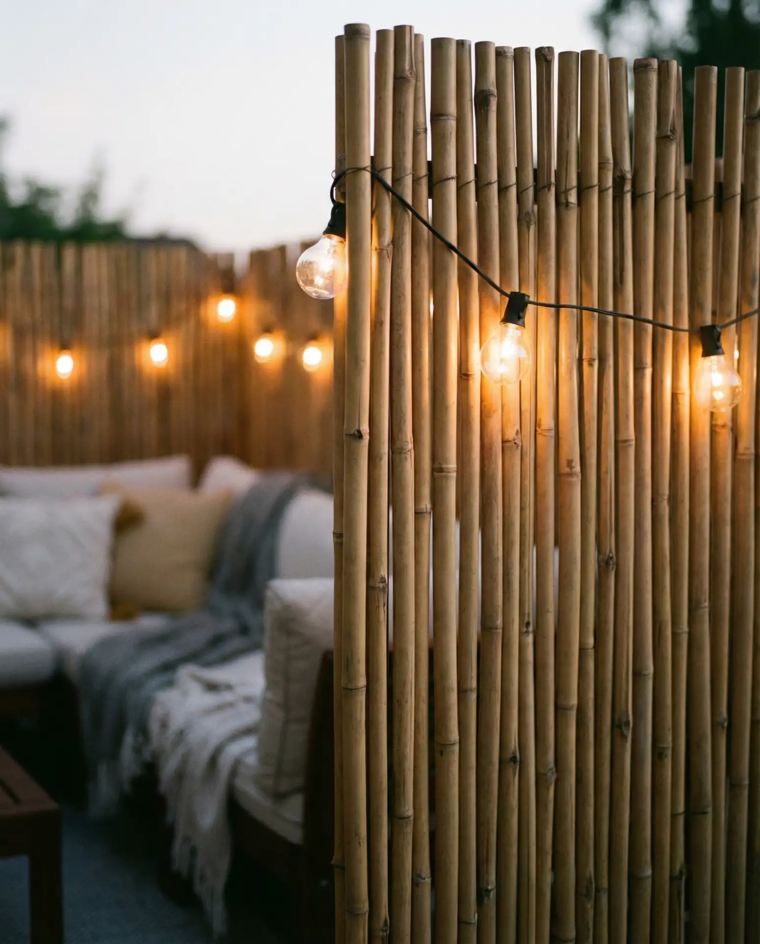 Inexpensive Bamboo Privacy Screen 1