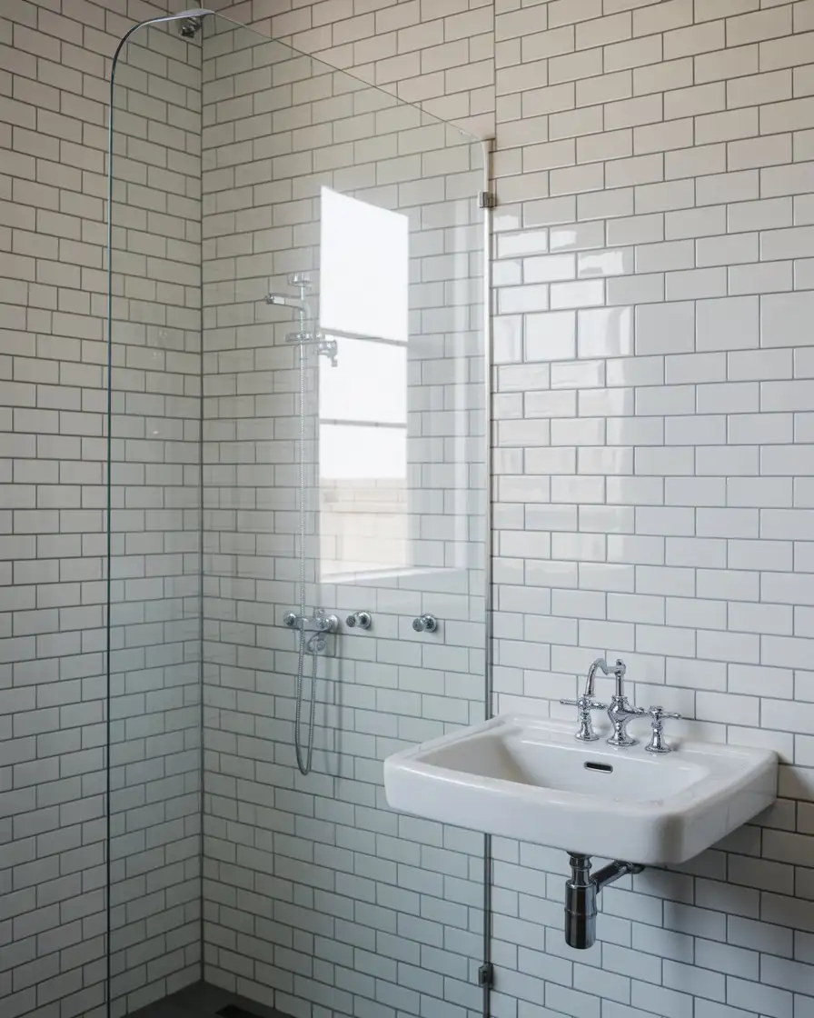 Install a Frameless Glass Shower in a Tiny Bathroom 2