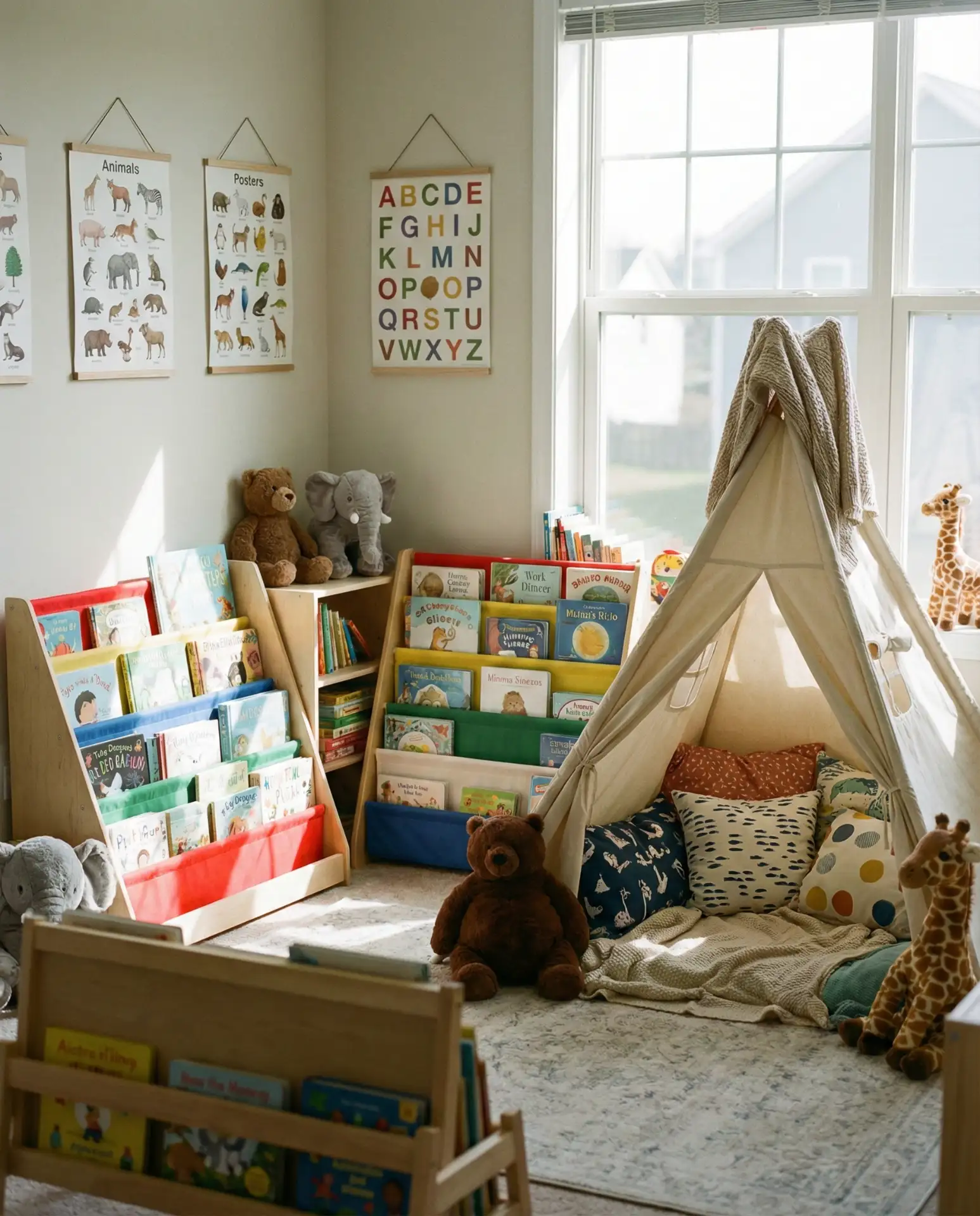 Kids' Library with Low Accessible Shelves 1