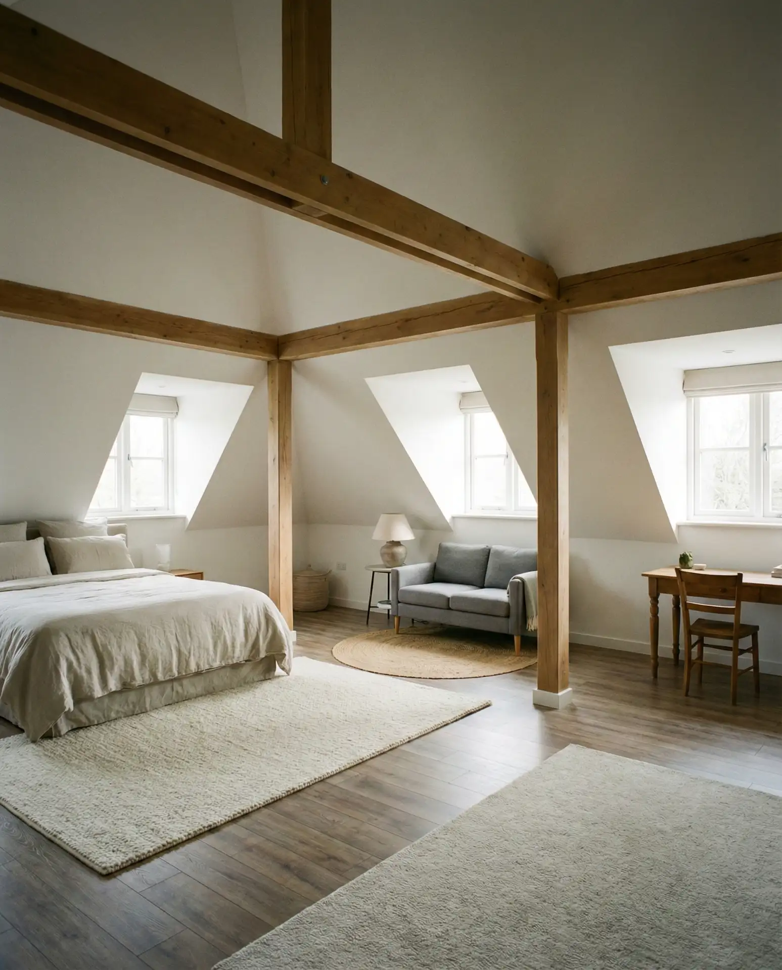 Large Attic with Zoned Areas 2