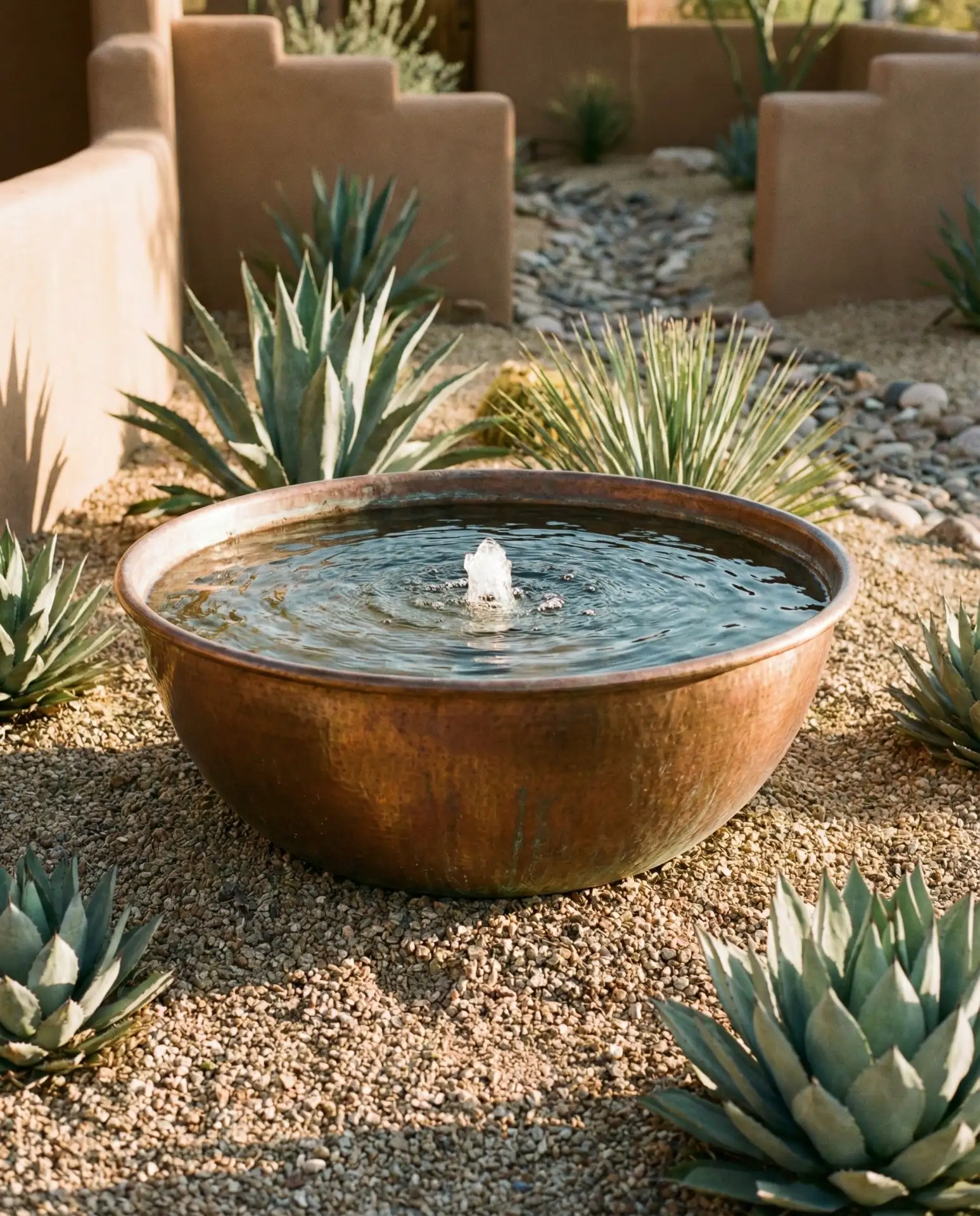 Large Copper Basin Fountain for Statement Landscapes 1