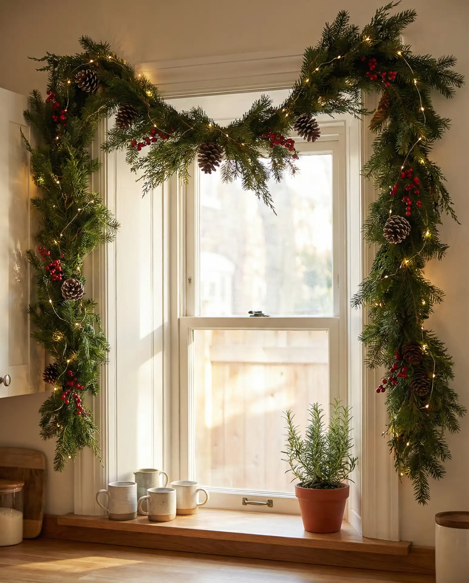 Layered Garland for Holiday Cheer 1