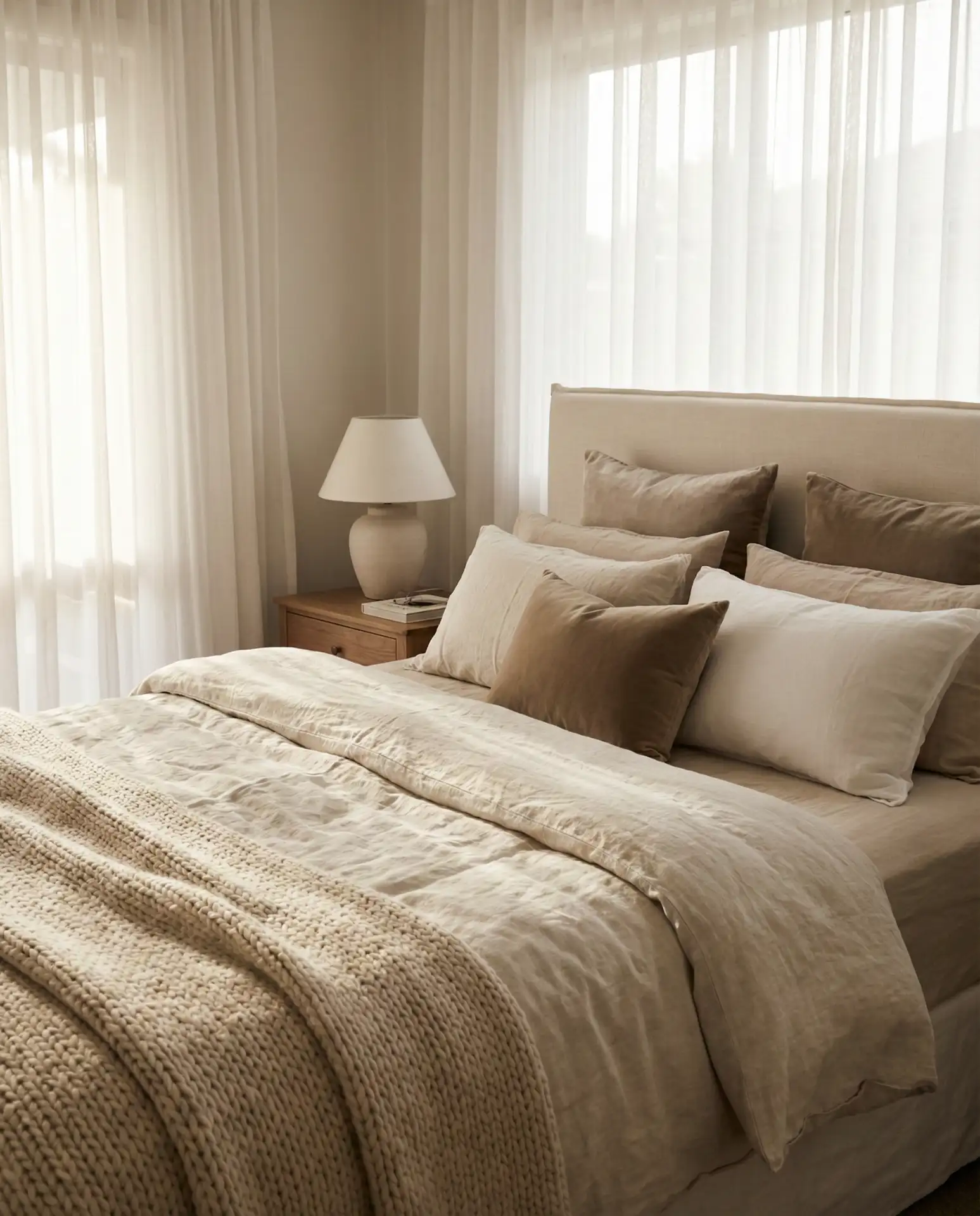 Layered Neutral Textiles with Textured Accents 2