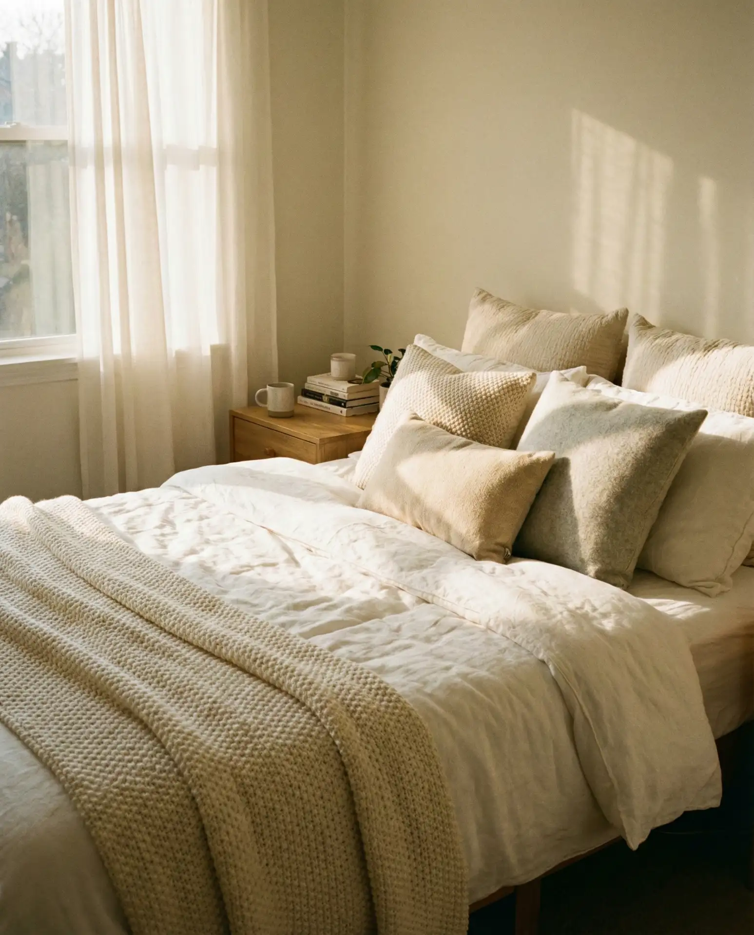 Layered Textiles for Cozy Bedroom Warmth 2