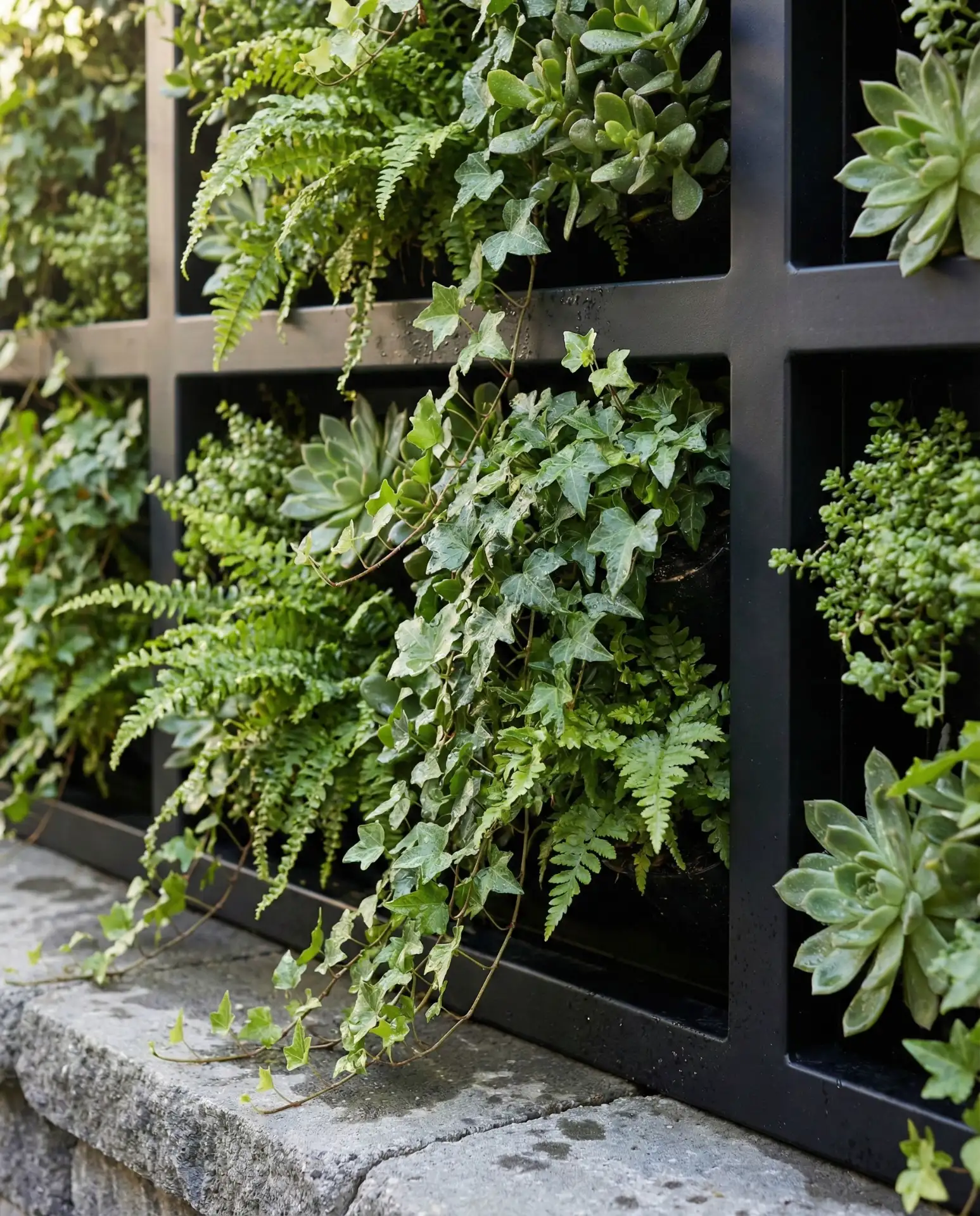 Living Green Wall with Vertical Garden Panels 2