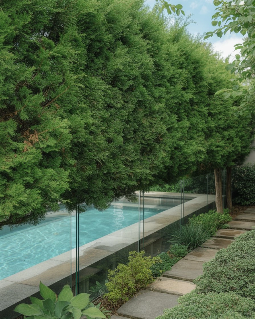 Living Hedge with Transparent Lower Barrier 2