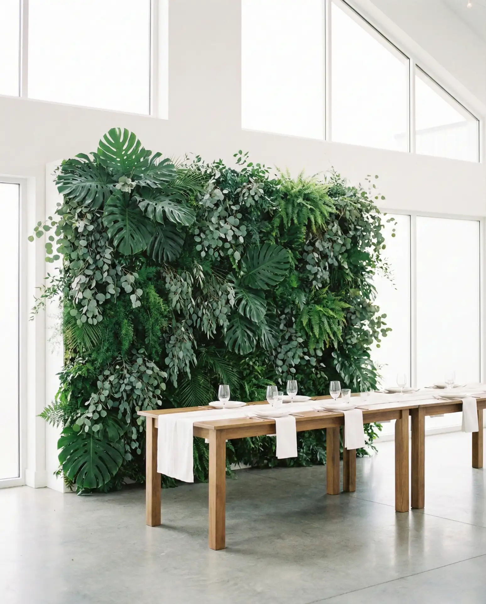 Living Wall Backdrops with Lush Greenery 2
