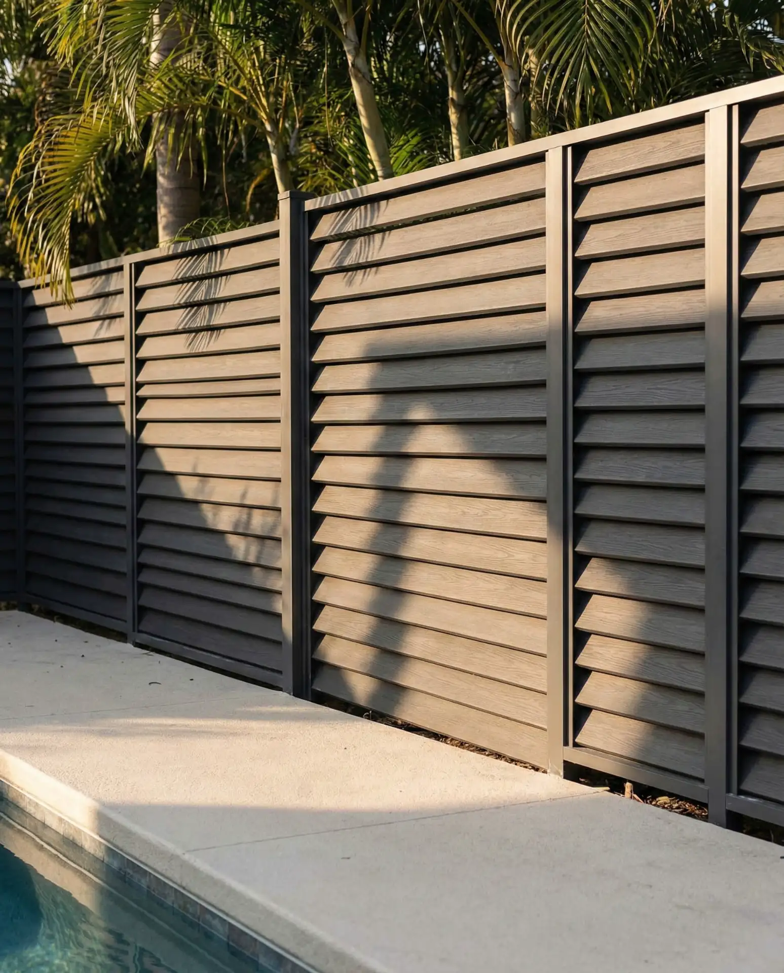 Louvered Privacy Screen 2