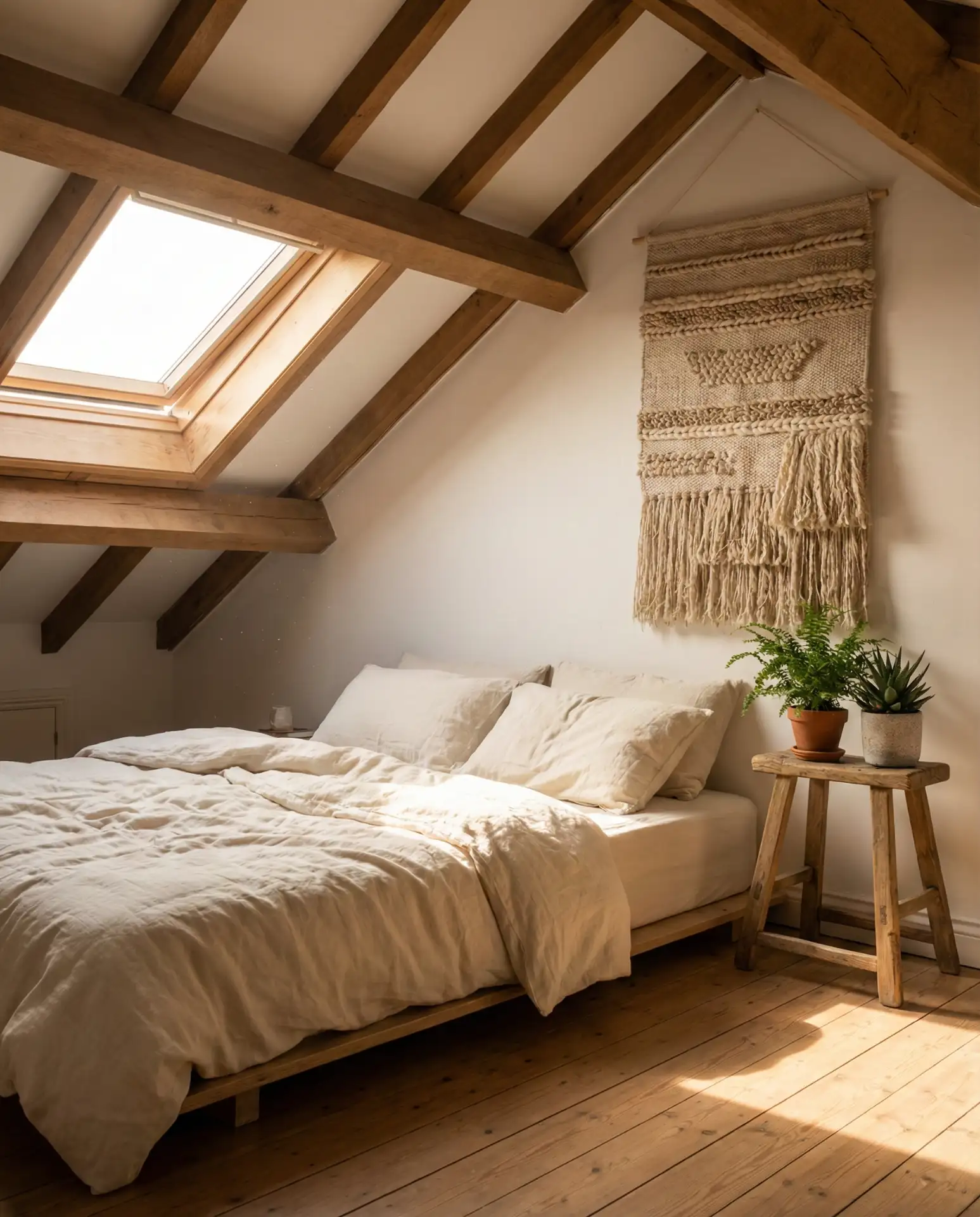 Low-Ceiling Cozy Nook with Layered Textiles 1