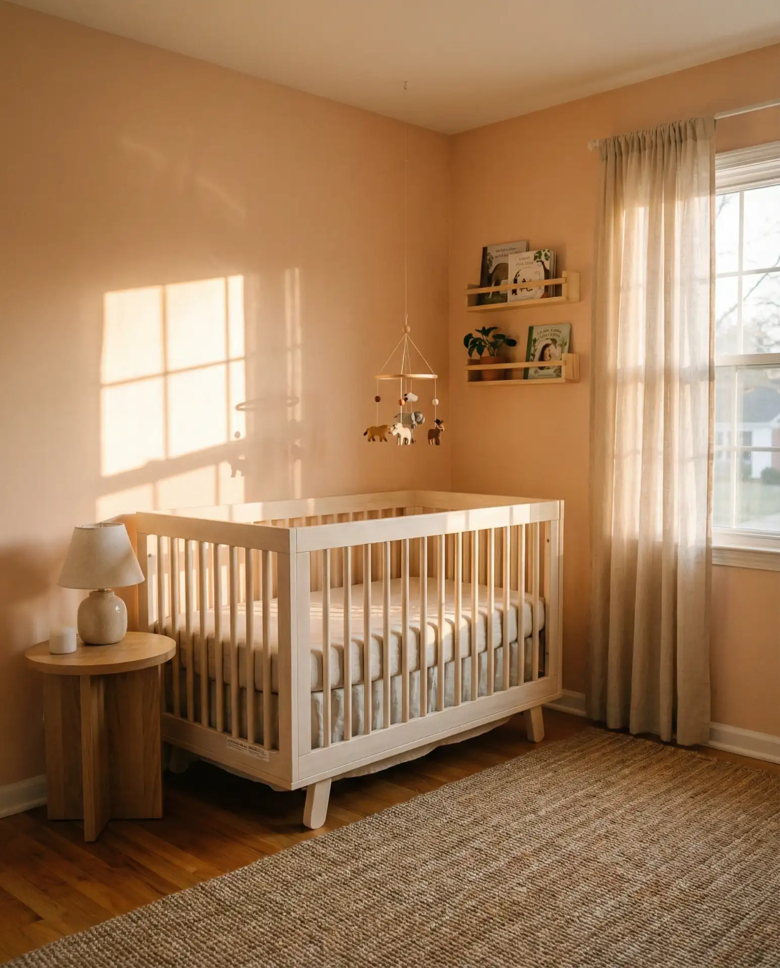 Macramé Wall Hanging Above the Crib 2