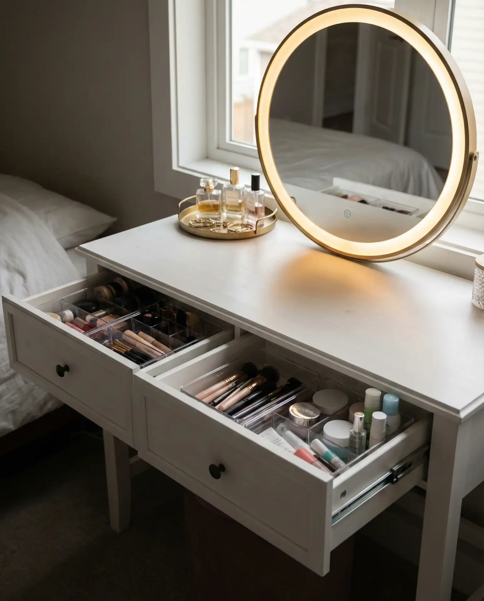 Makeup Vanity Desk with Drawers 1