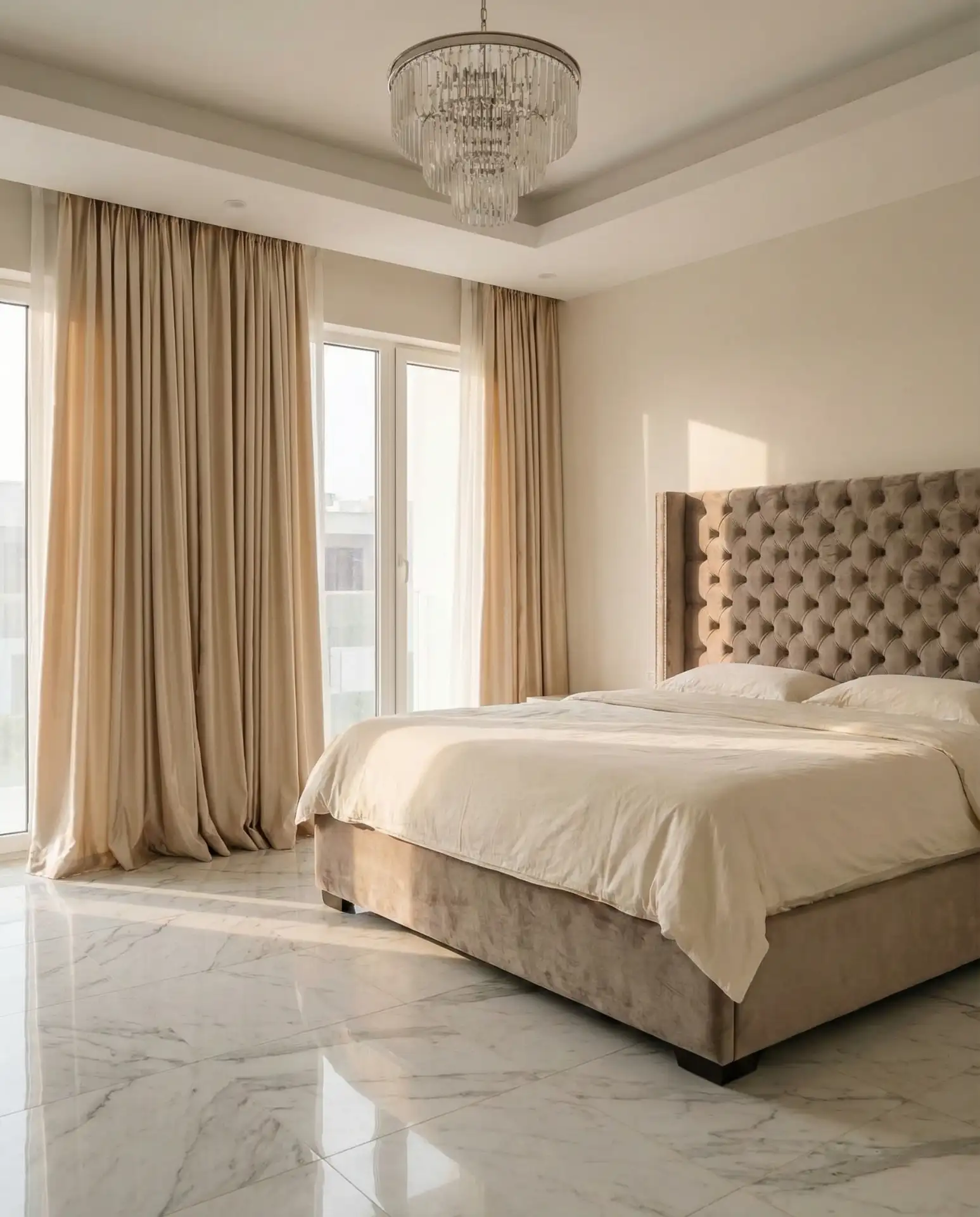 Master Modern Luxury with Silk Drapery Panels 2