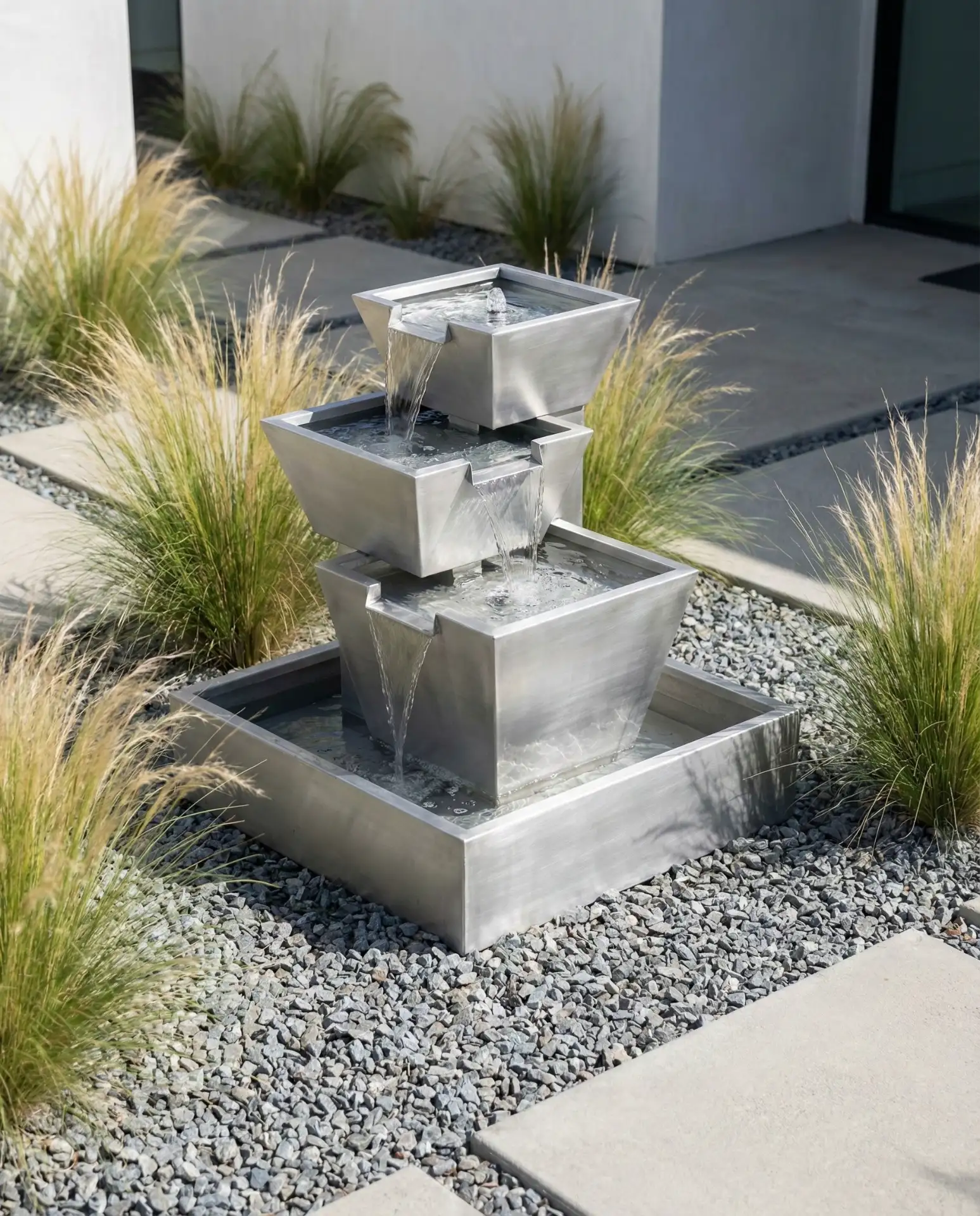 Metal Tiered Fountain for Industrial Chic 2
