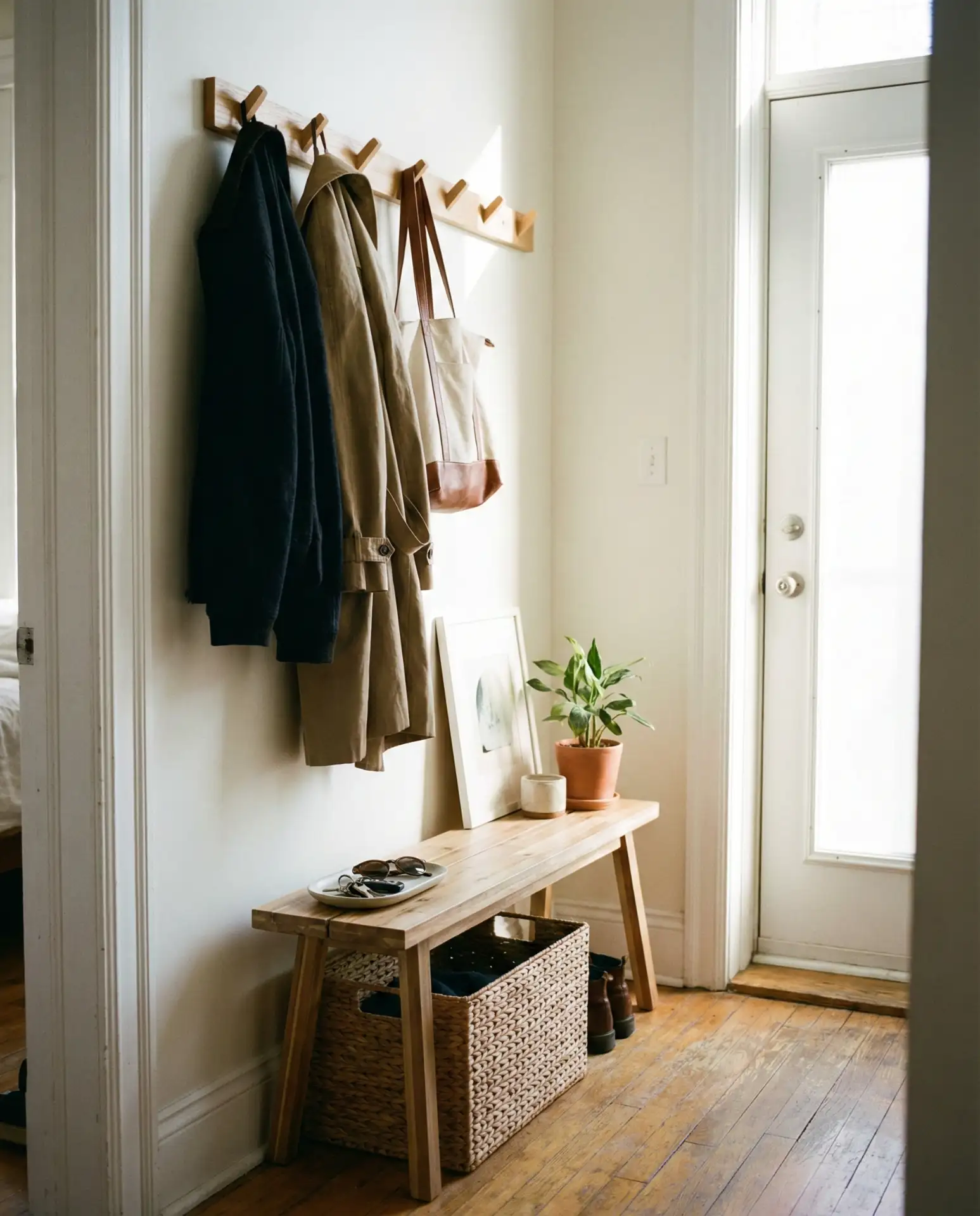 Minimalist Entryway Organization 1
