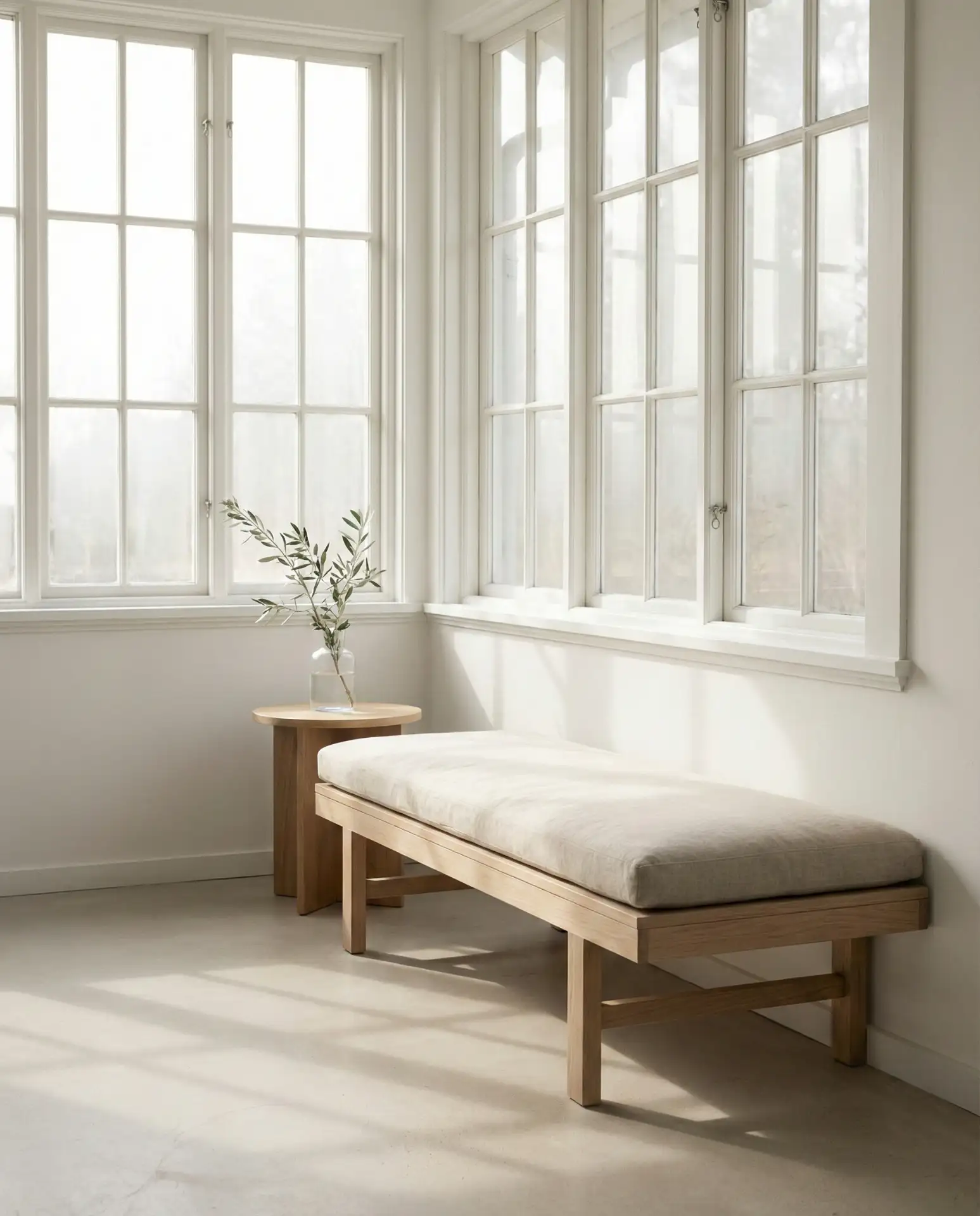 Minimalist Sunroom with Scandinavian Influence 2