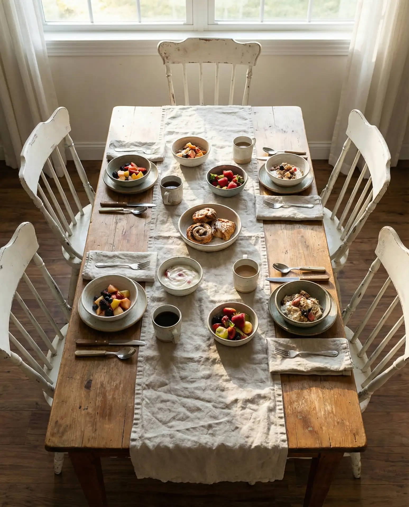 Mismatched Chairs with Cohesive Color 1