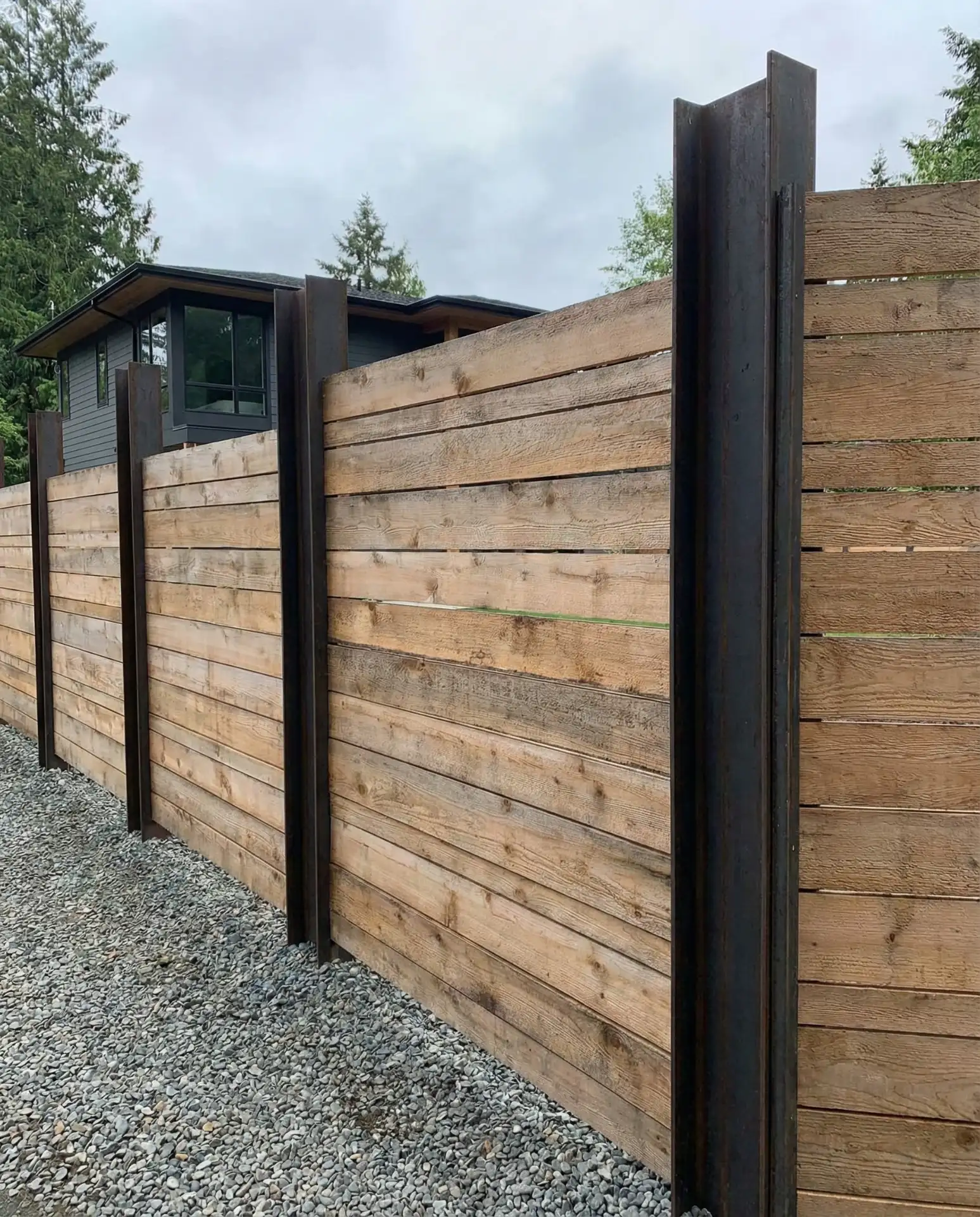 Mixed Material Fence Combo 1