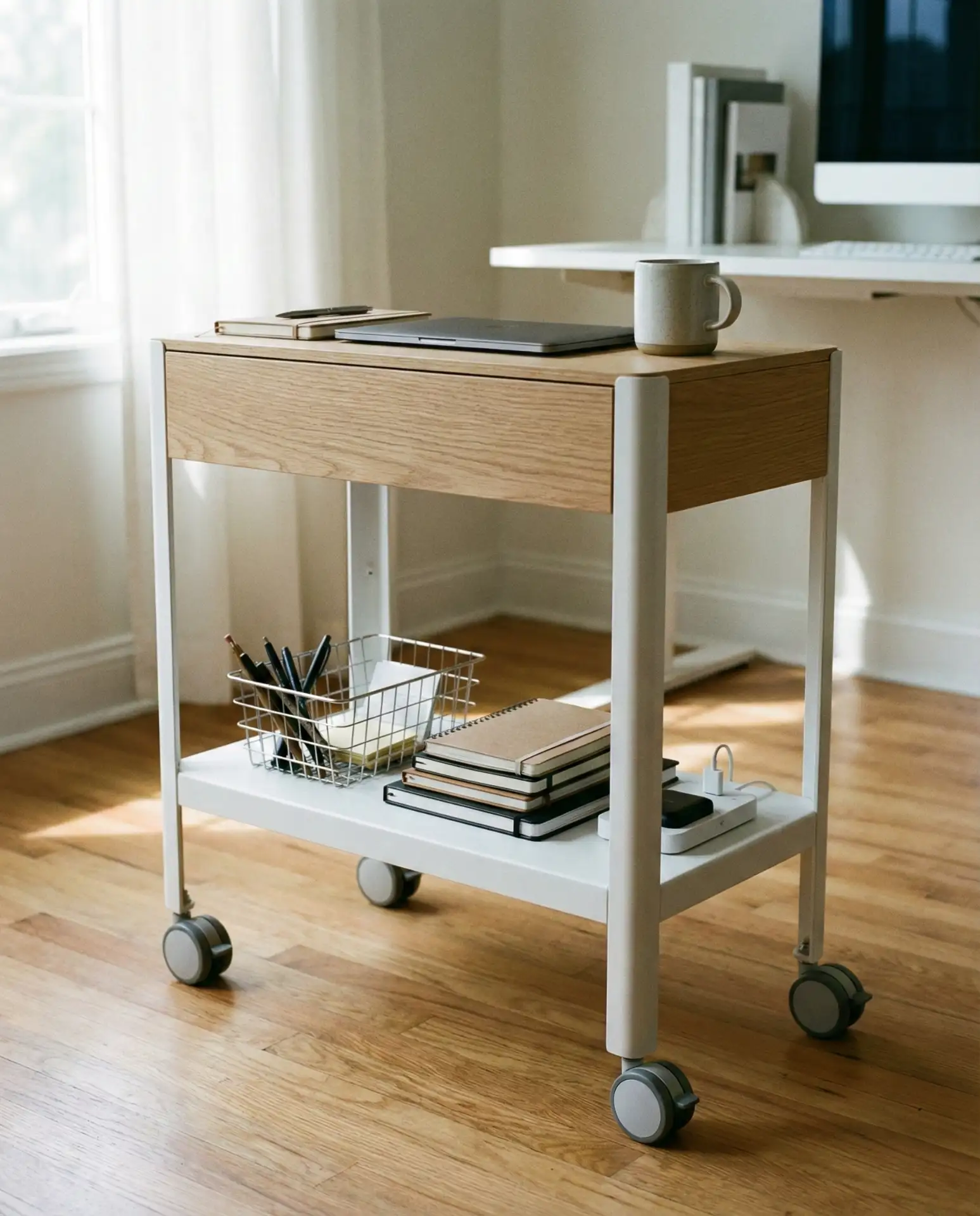 Mobile Cart Desk for Flexibility 1