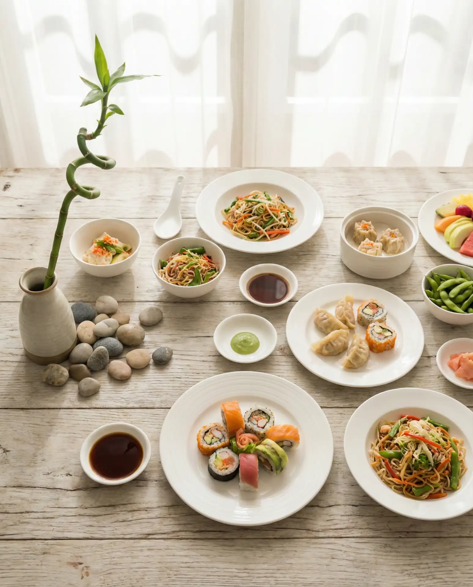 Modern Asian Fusion Zen Buffet 1