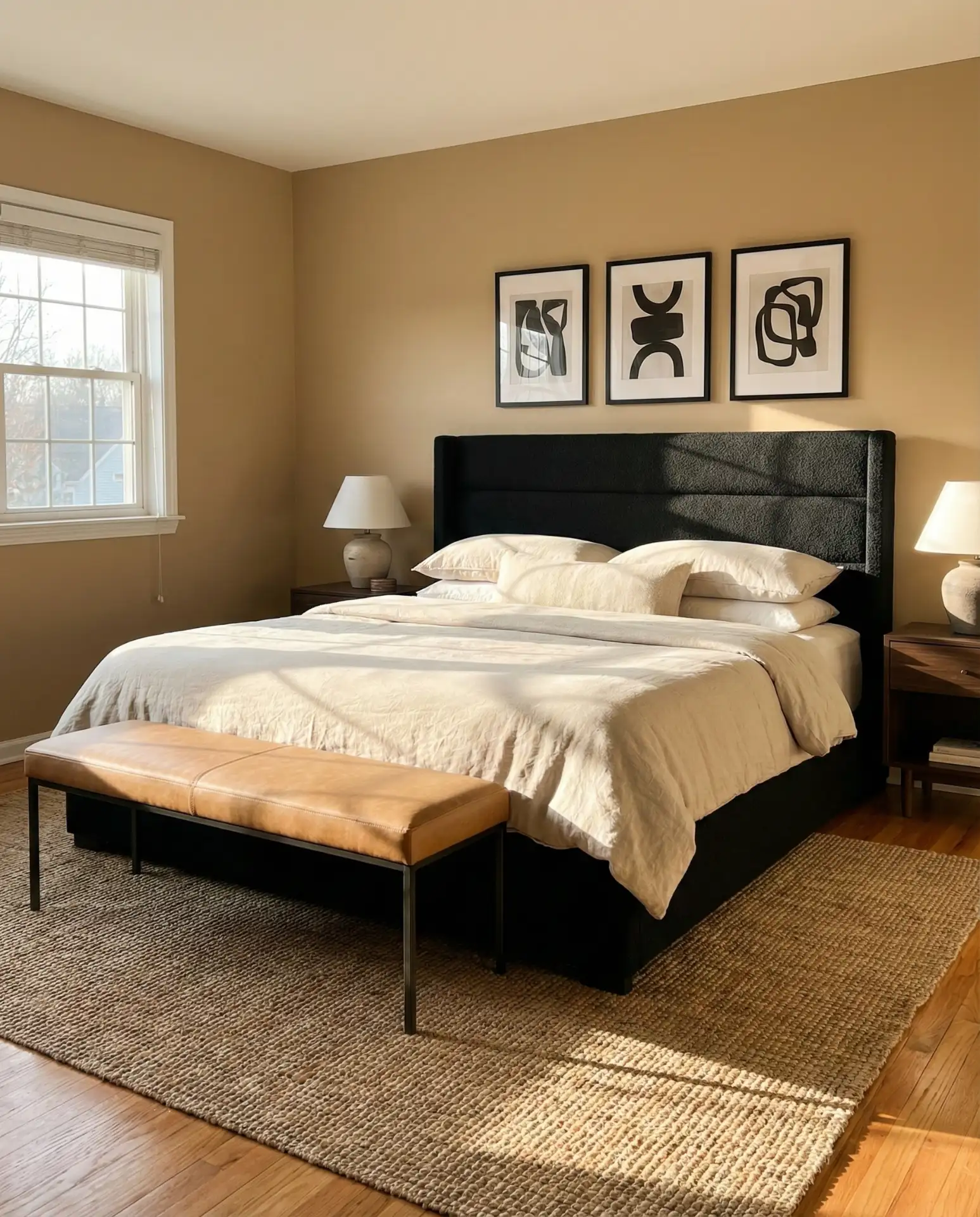 Modern Black and Tan Contrast 2