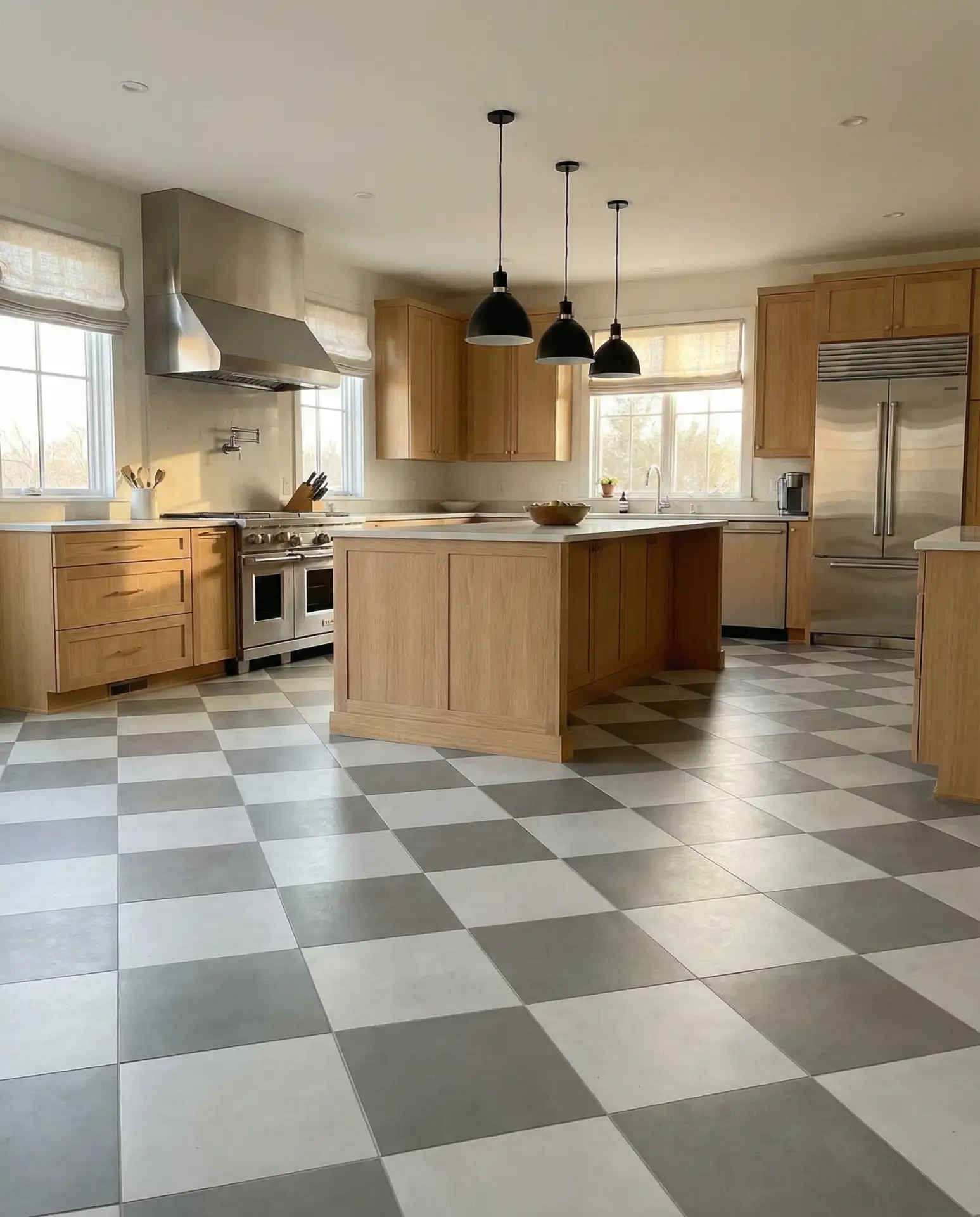 Modern Checkerboard in Large Format 2