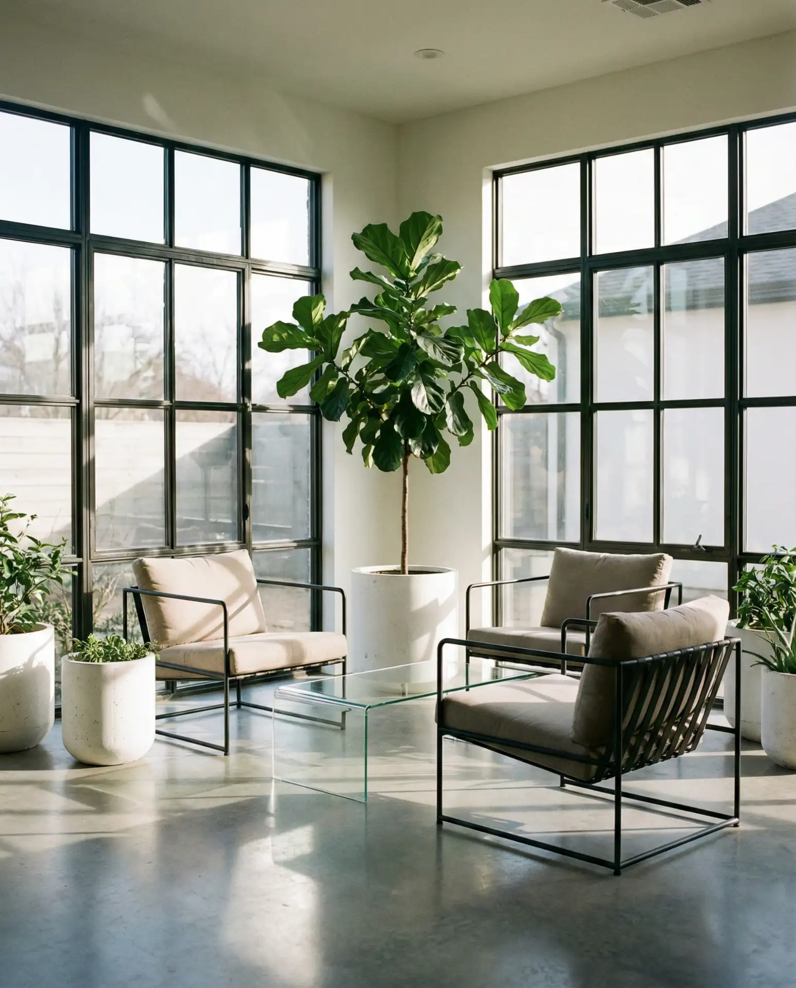 Modern Sunroom with Clean Lines 1