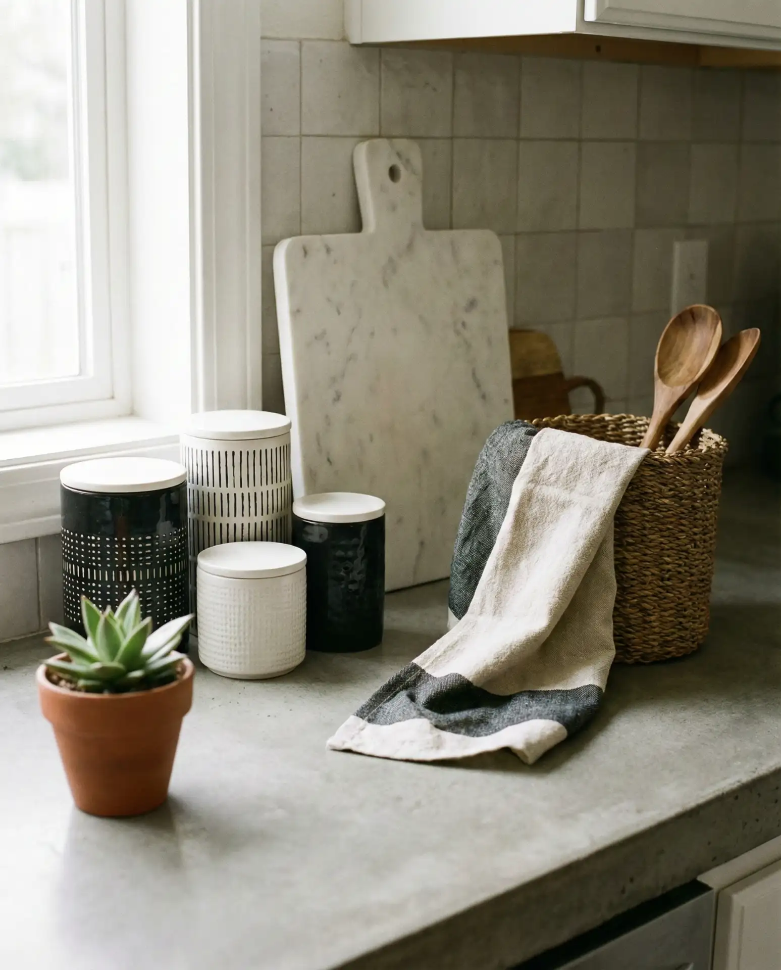 Monochrome Decor with Textural Variety 2