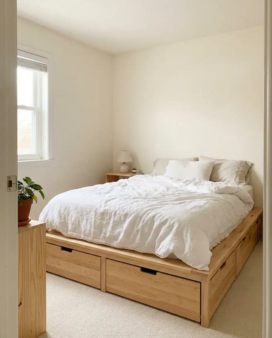 Murphy Bed with Built-In Shelving 2