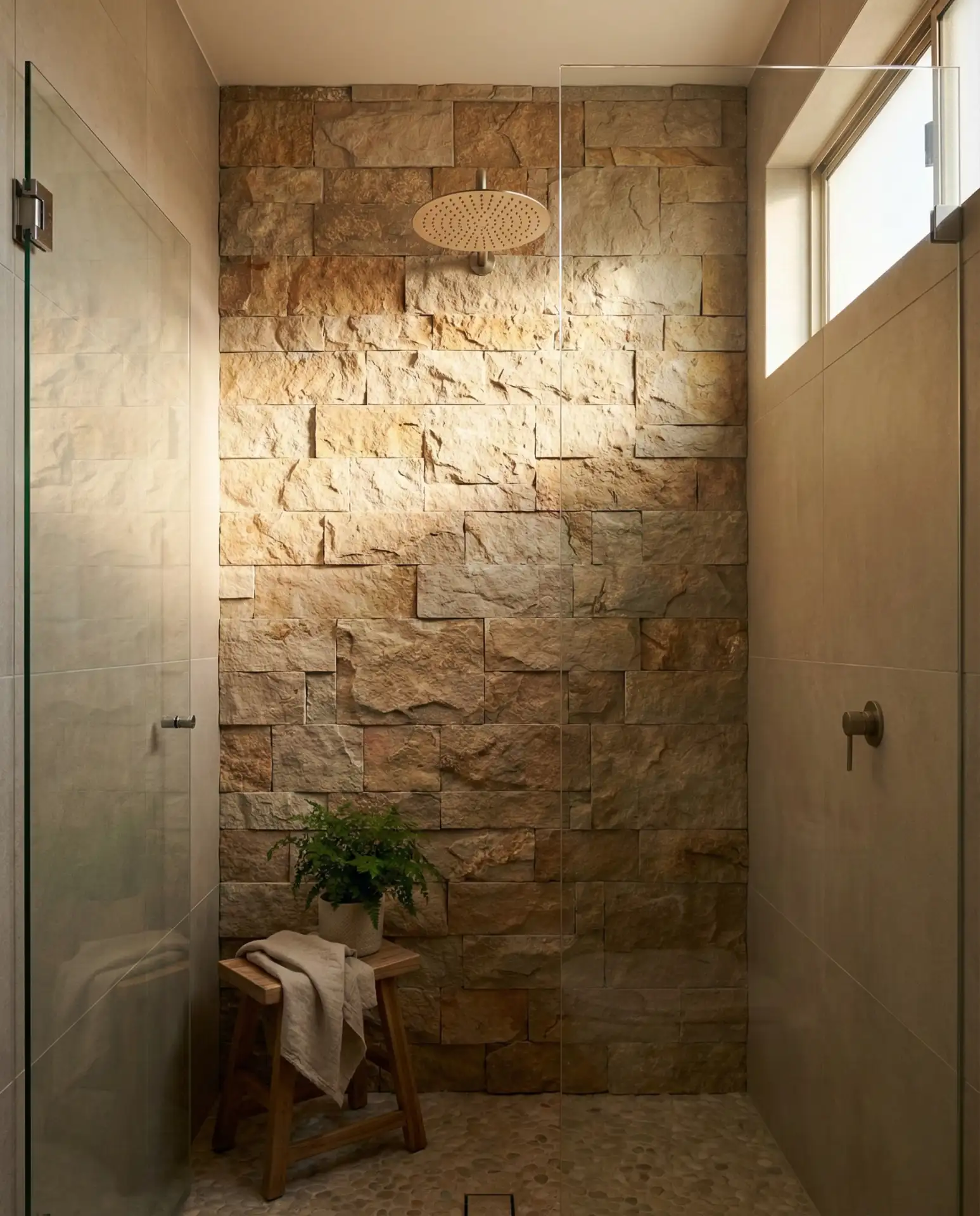 Natural Stone Feature Wall 1