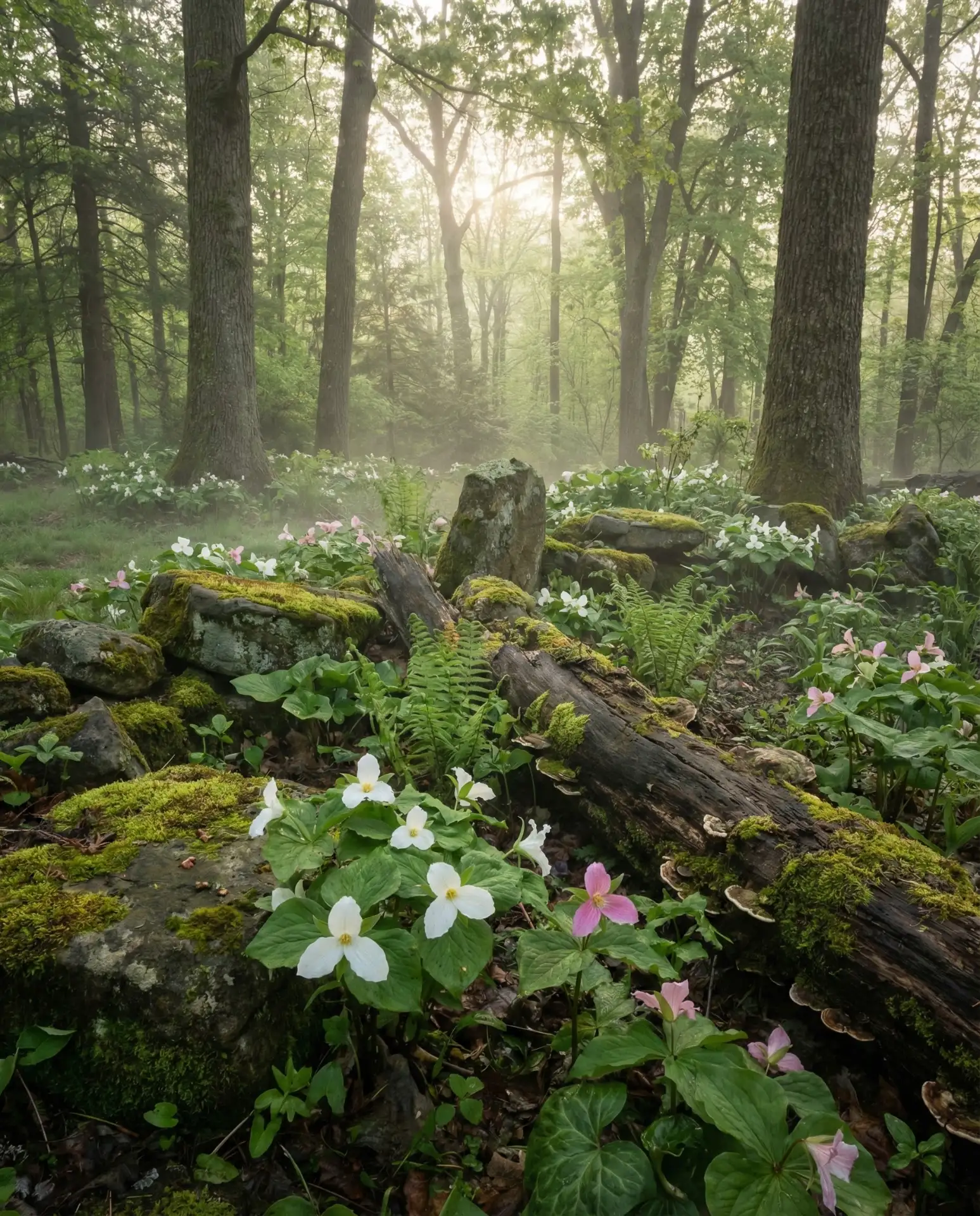 Naturalistic Woodland Rock Garden 1