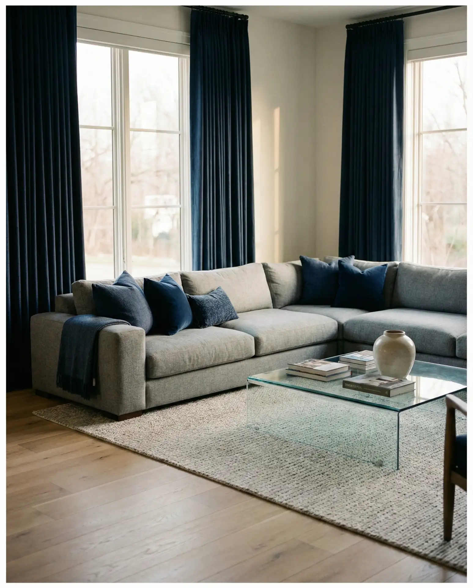 Navy Blue and Grey Contrast 2