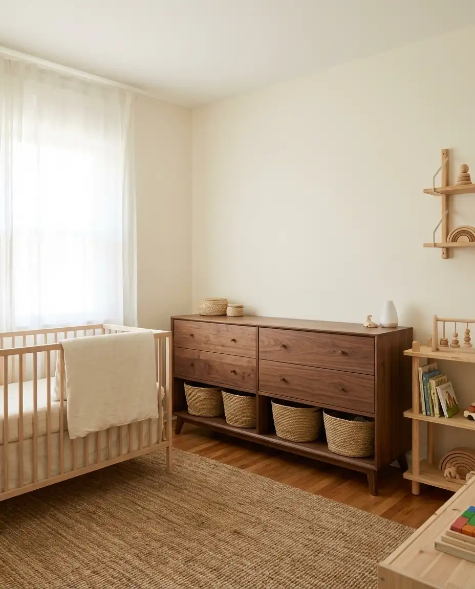 Neutral Color Palette with Warm Wood Accents 1