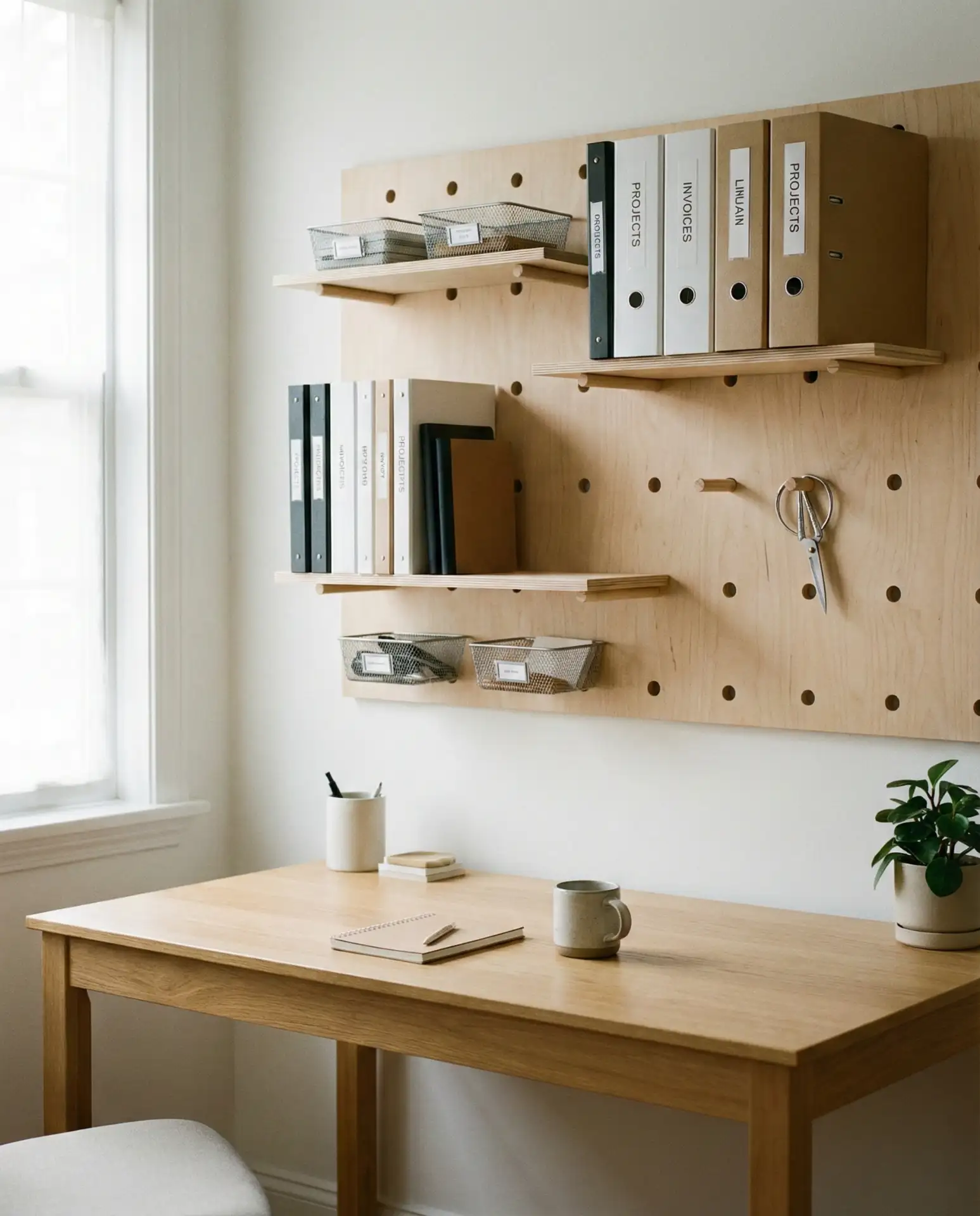 Office Desk with Vertical Storage 2