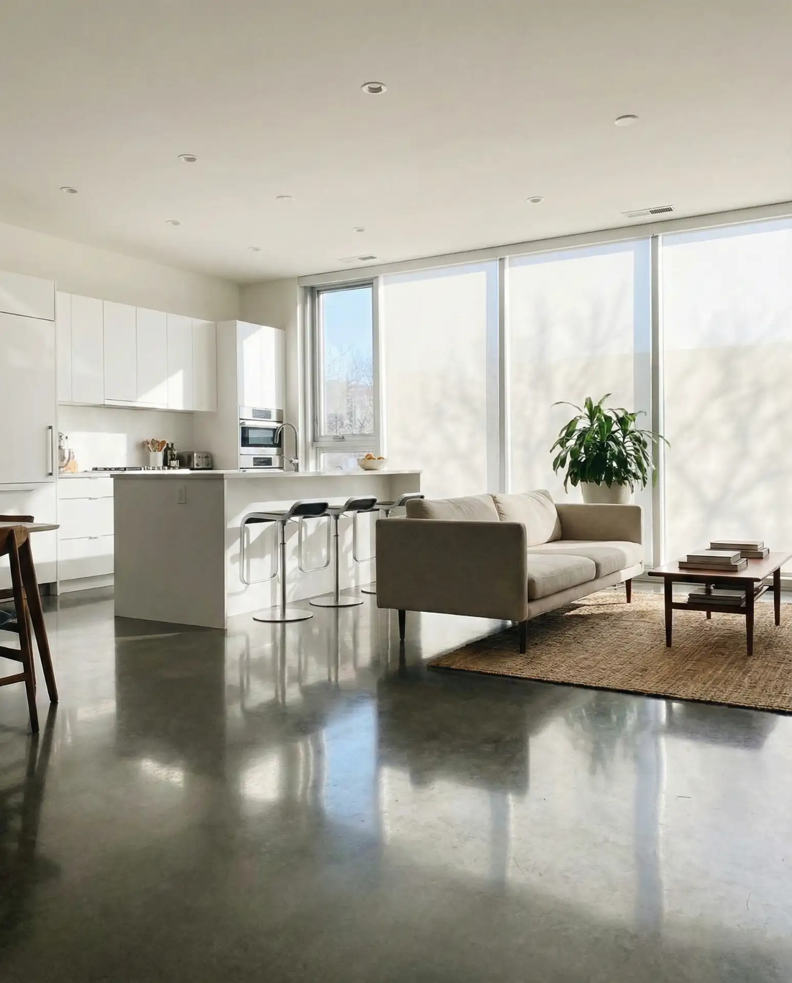 Open-Concept Polished Concrete 1