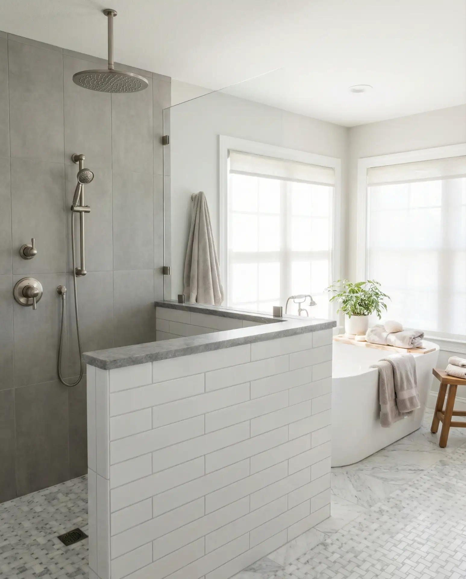 Open Concept with Half Wall 1