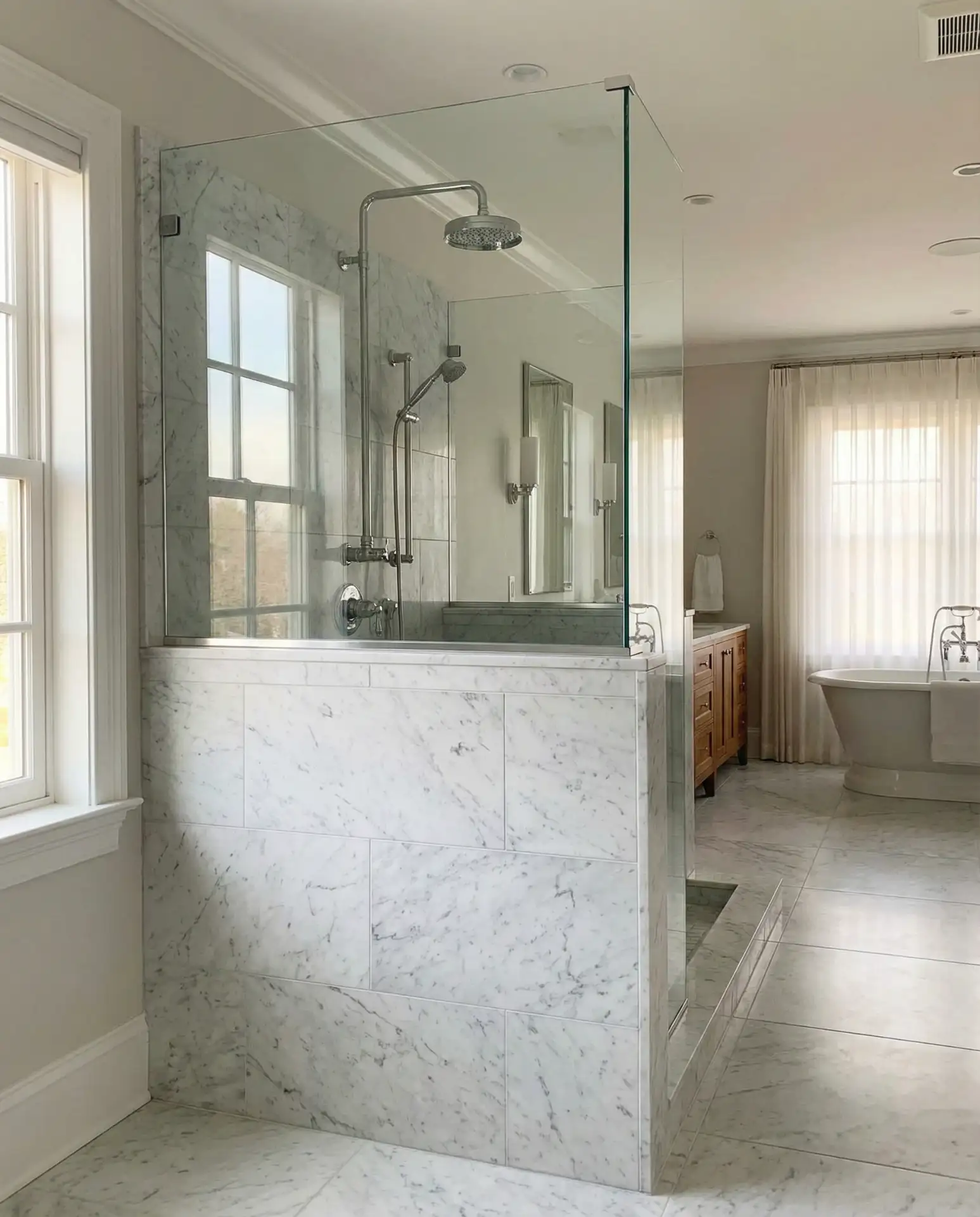 Open Concept with Half Wall 2