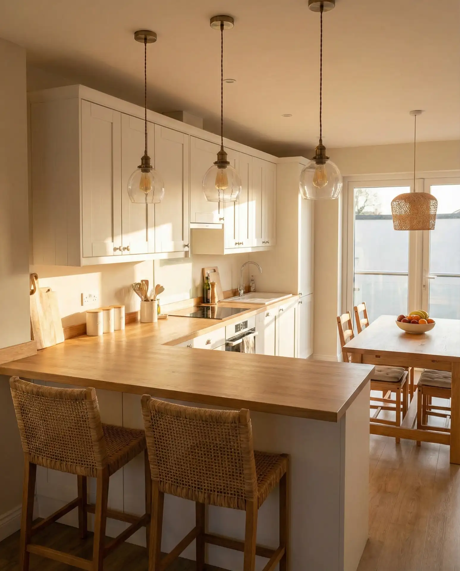 Open Galley Flowing into Dining Space 1