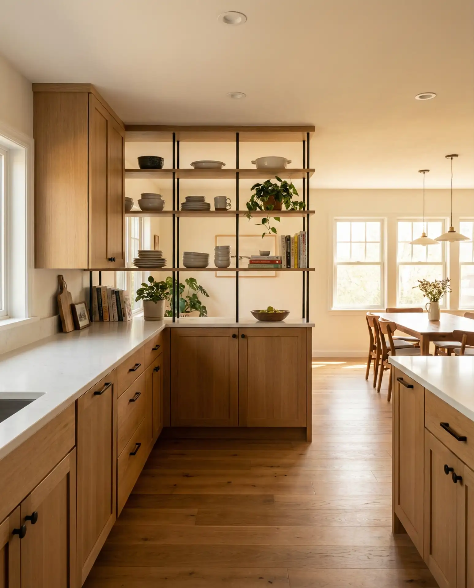 Open Galley Flowing into Dining Space 2