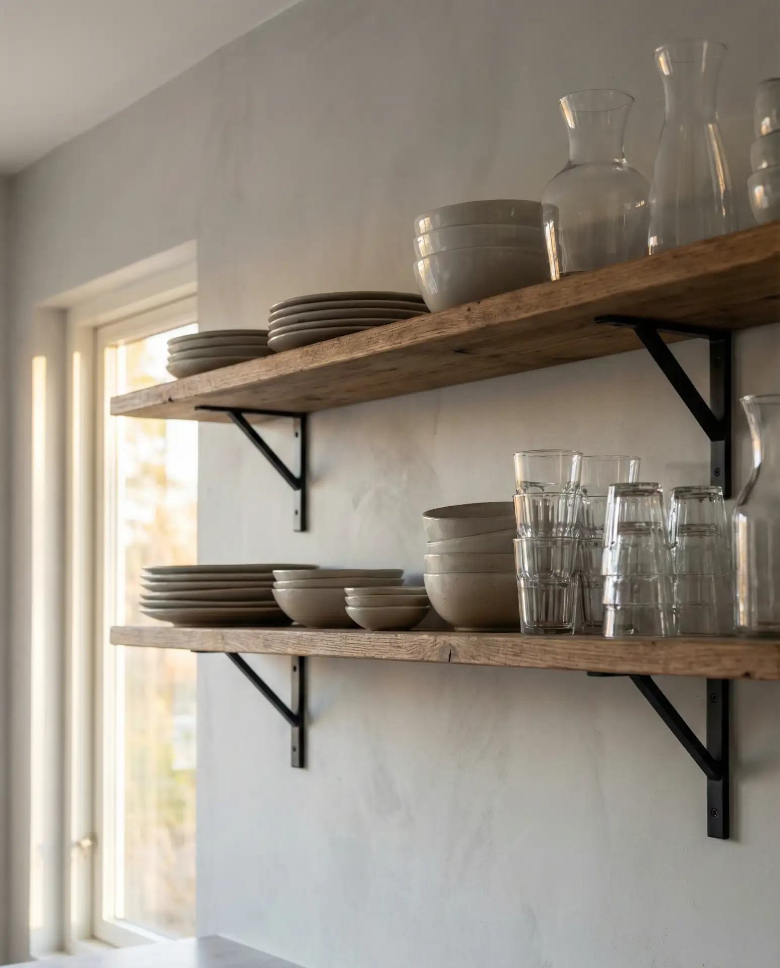 Open Shelving Display for Casual Gatherings 2