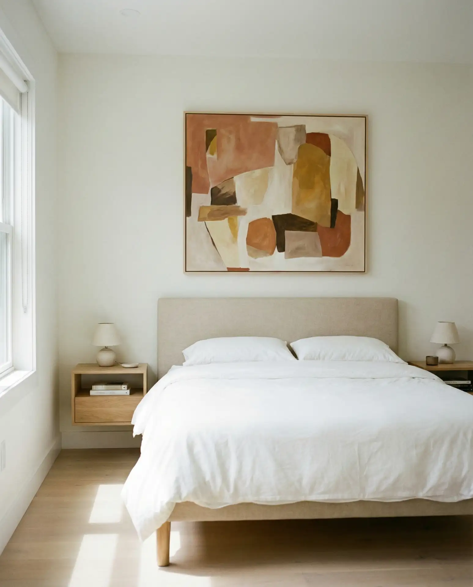 Oversized Art Above the Bed 1