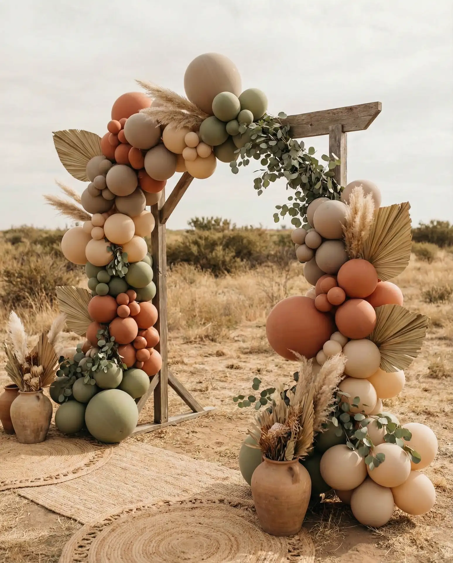 Oversized Balloons in Organic Arrangements 1
