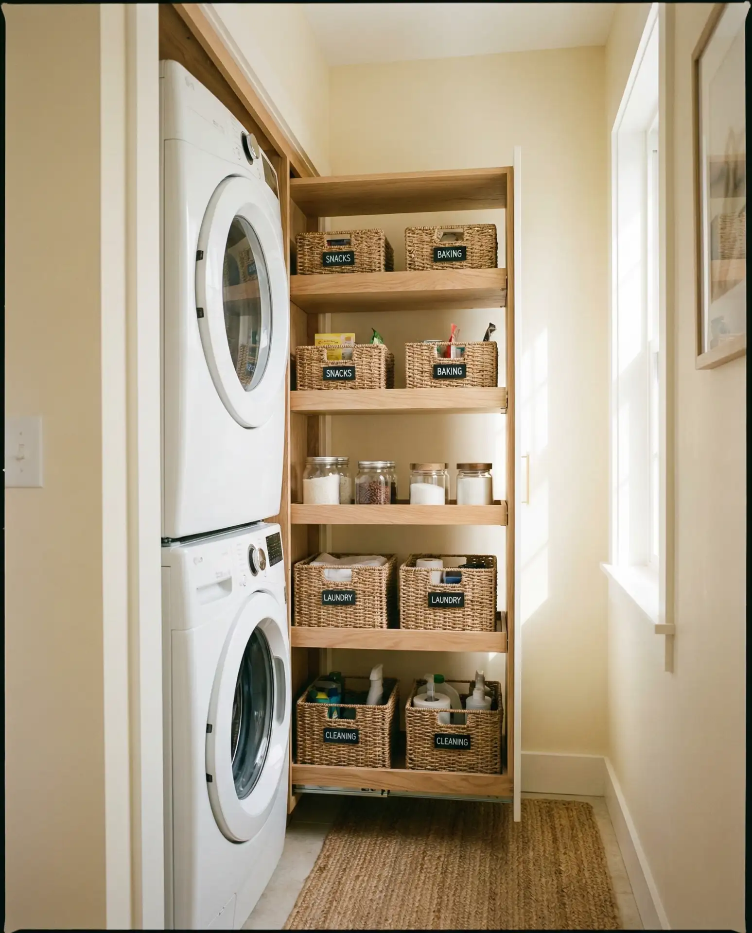 Pantry Combo with Pull-Out Shelves 1